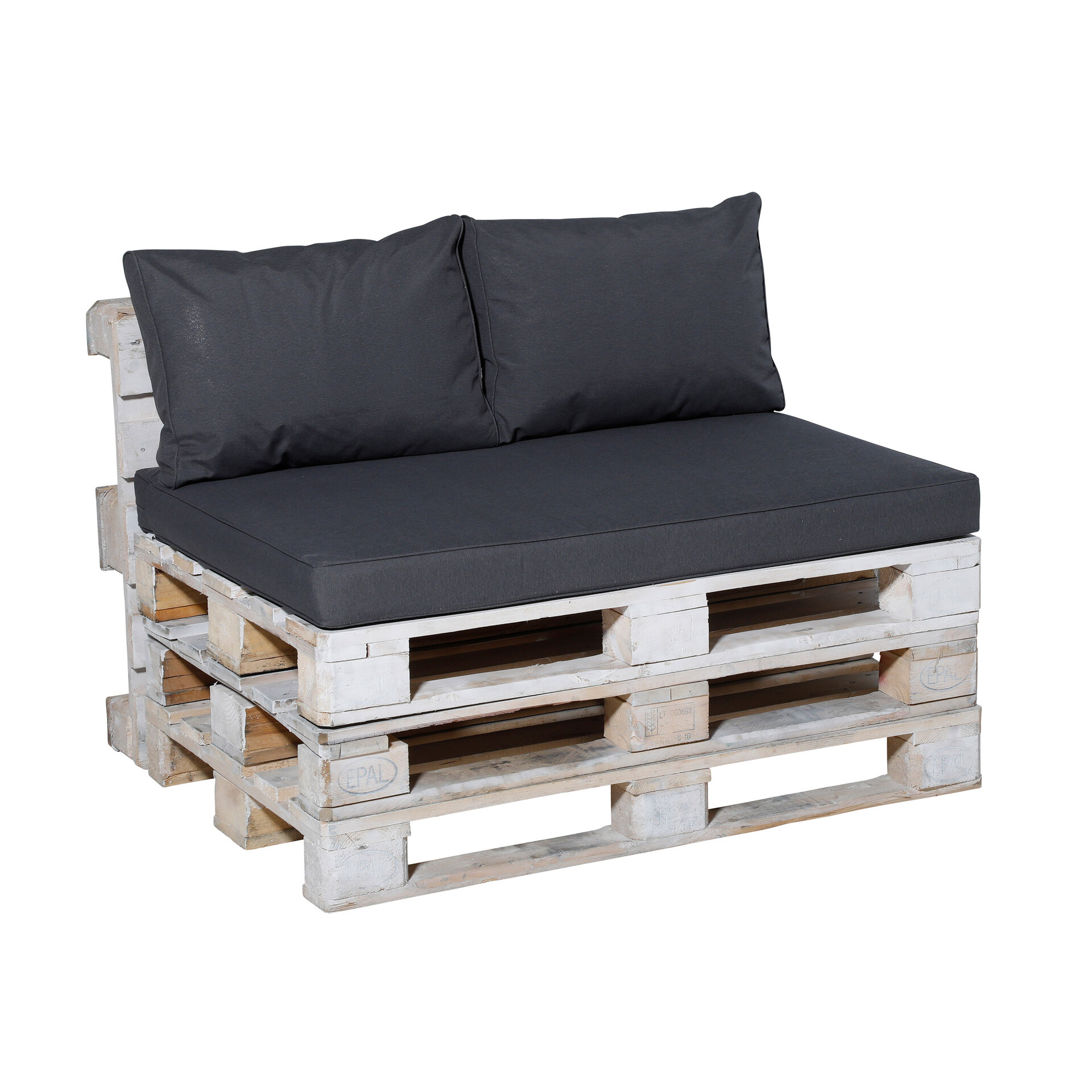 Lounge palletkussen ca.120x80cm Outdoor Panama grey
