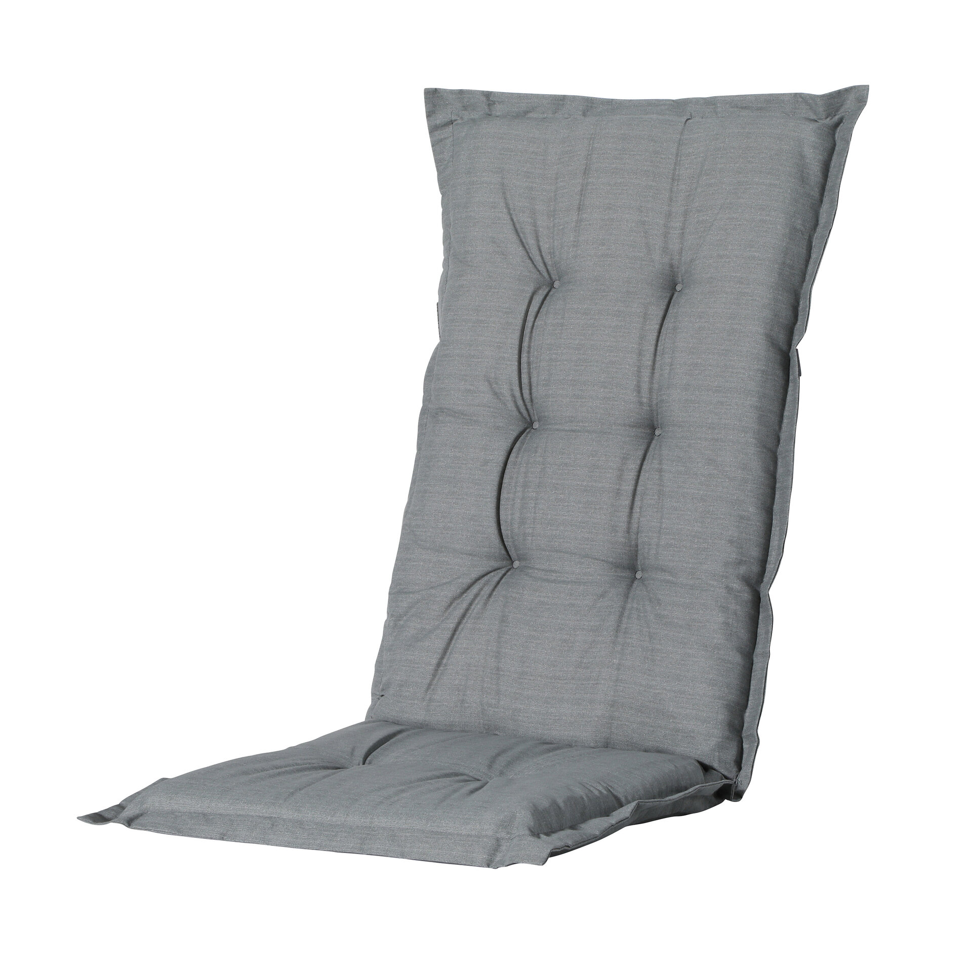 Kussen lage rug ca.105x50cm Basic grey 2 stuks