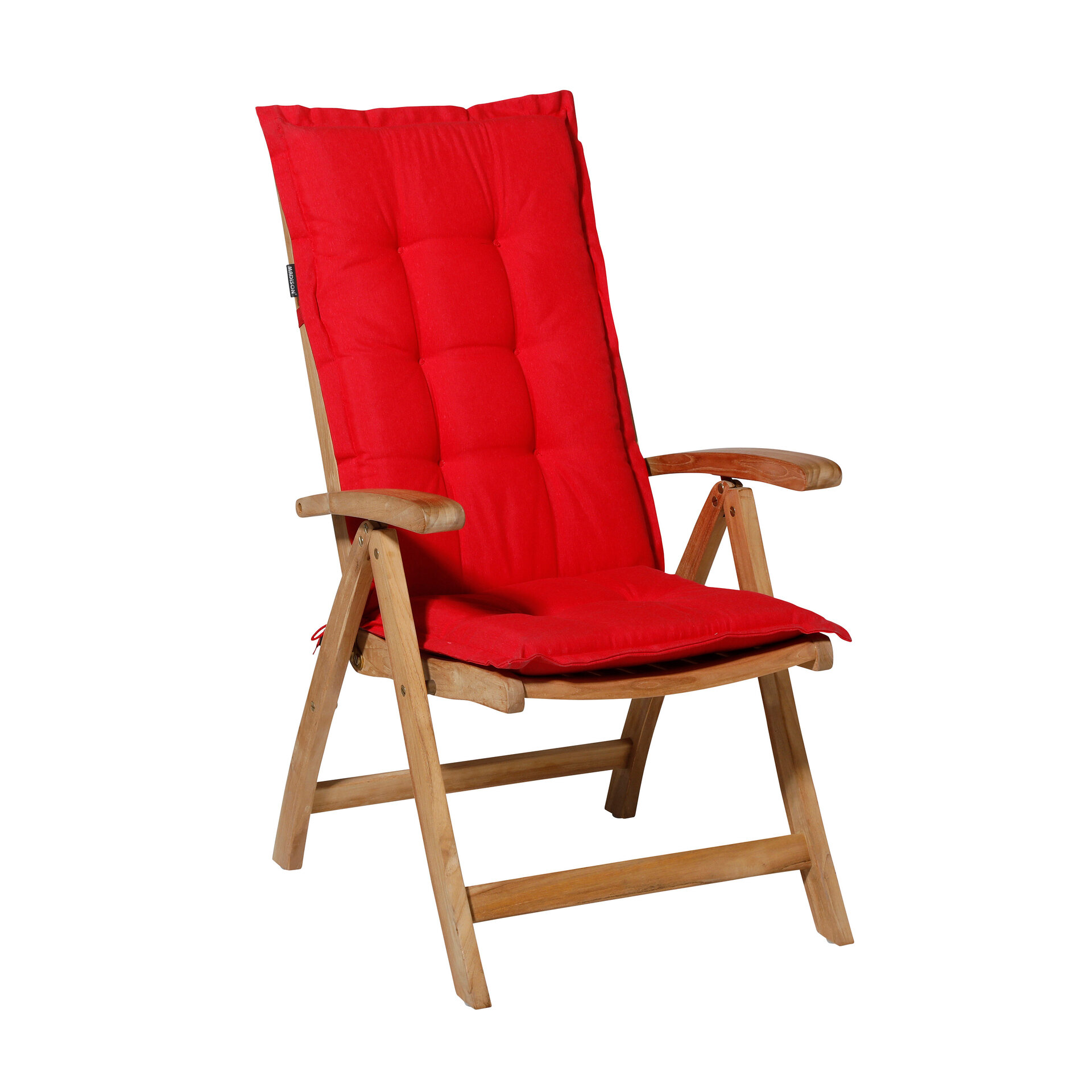 Kussen lage rug ca.105x50cm Panama red 2 stuks