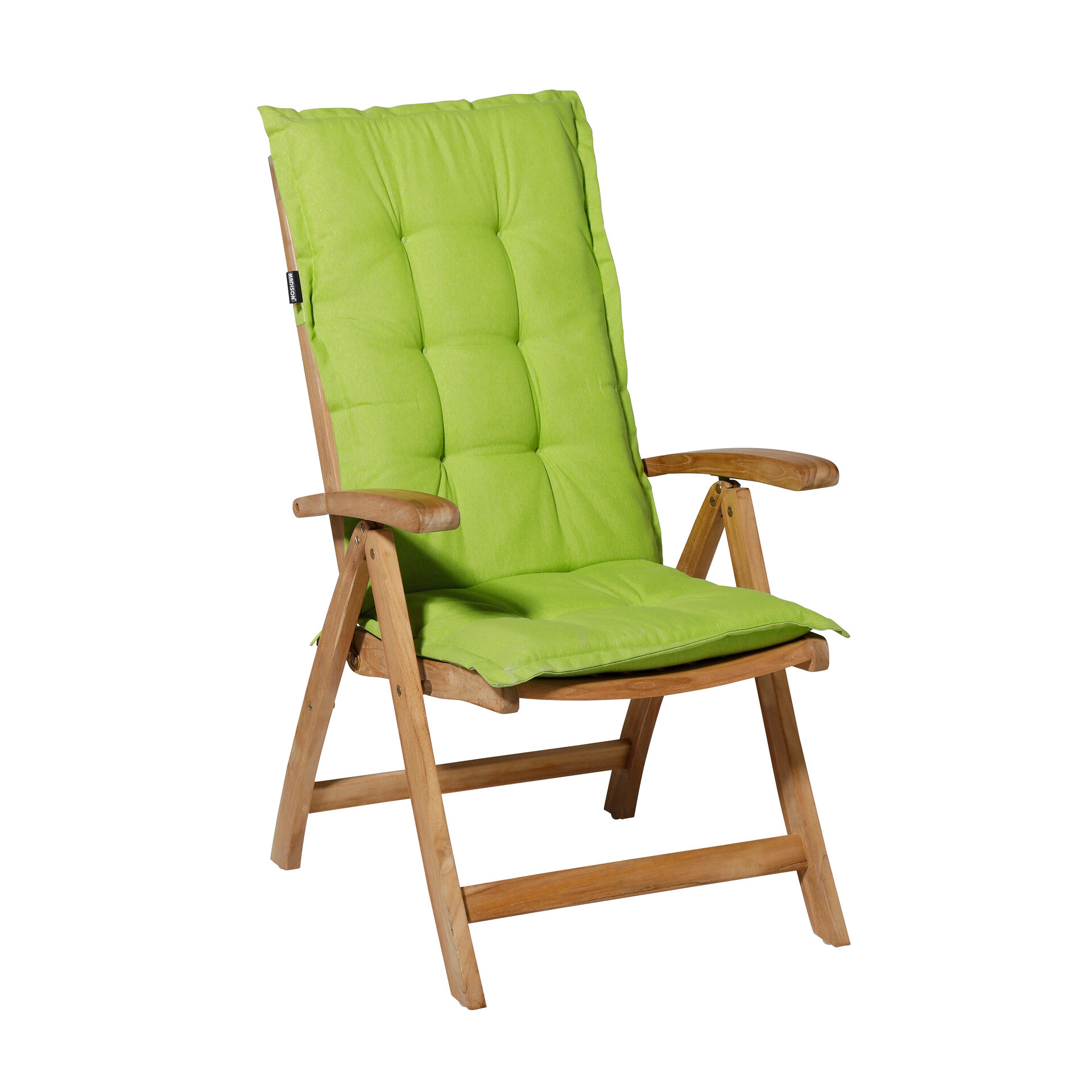 Kussen lage rug ca.105x50cm Panama lime 2 stuks