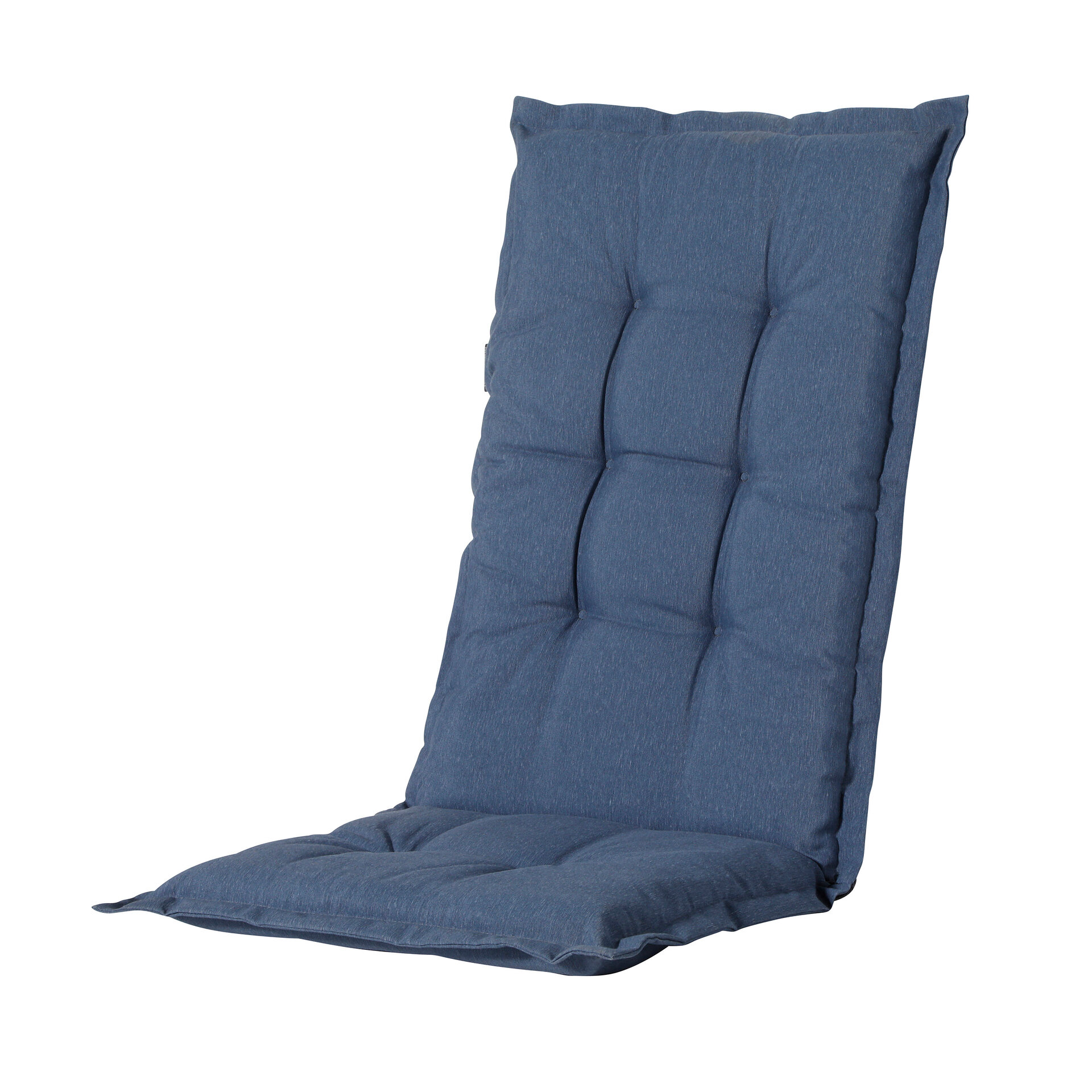 Kussen lage rug ca.105x50cm Panama safier blue 2 stuks