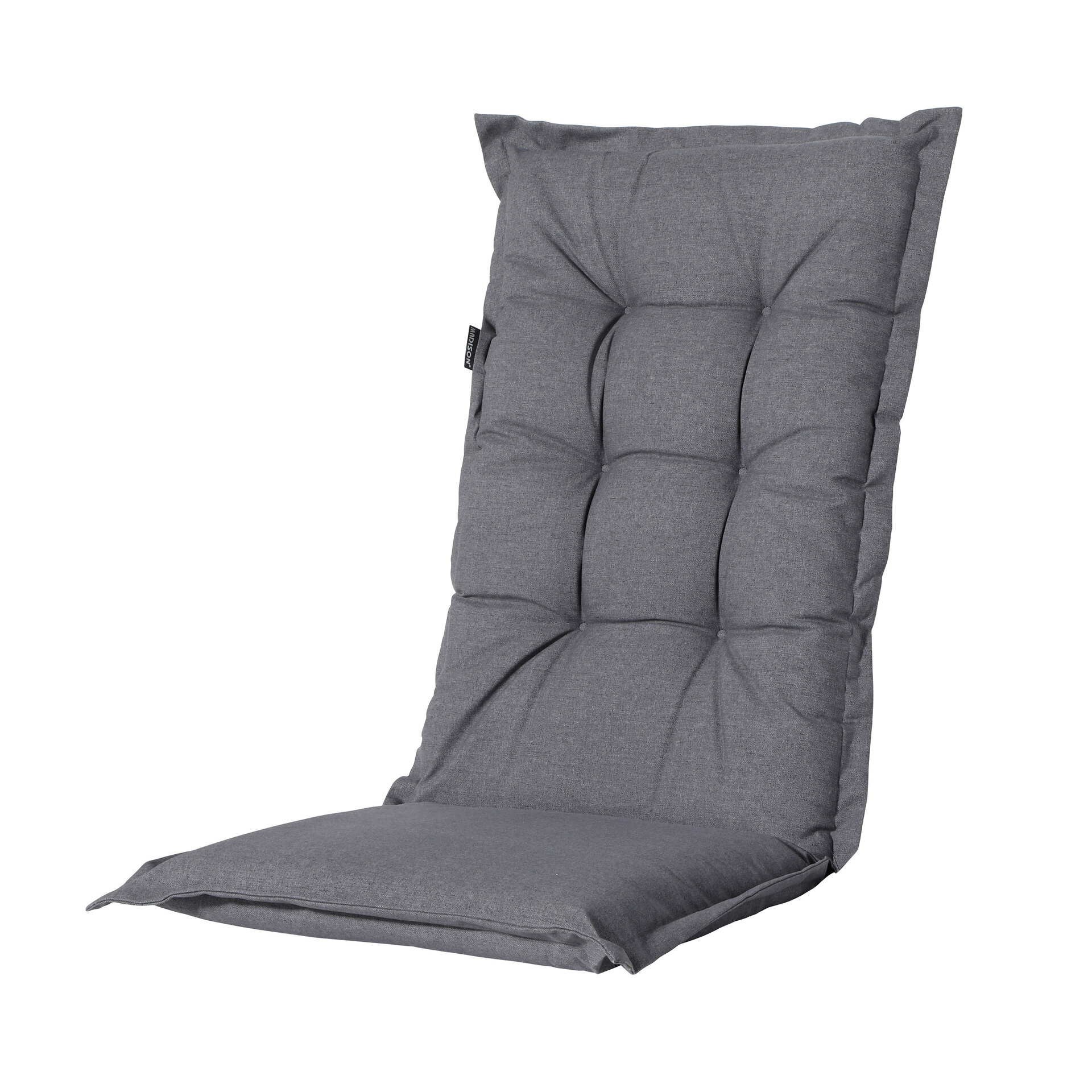 Kussen lage rug ca.105x50cm Outdoor Oxford grey 2 stuks