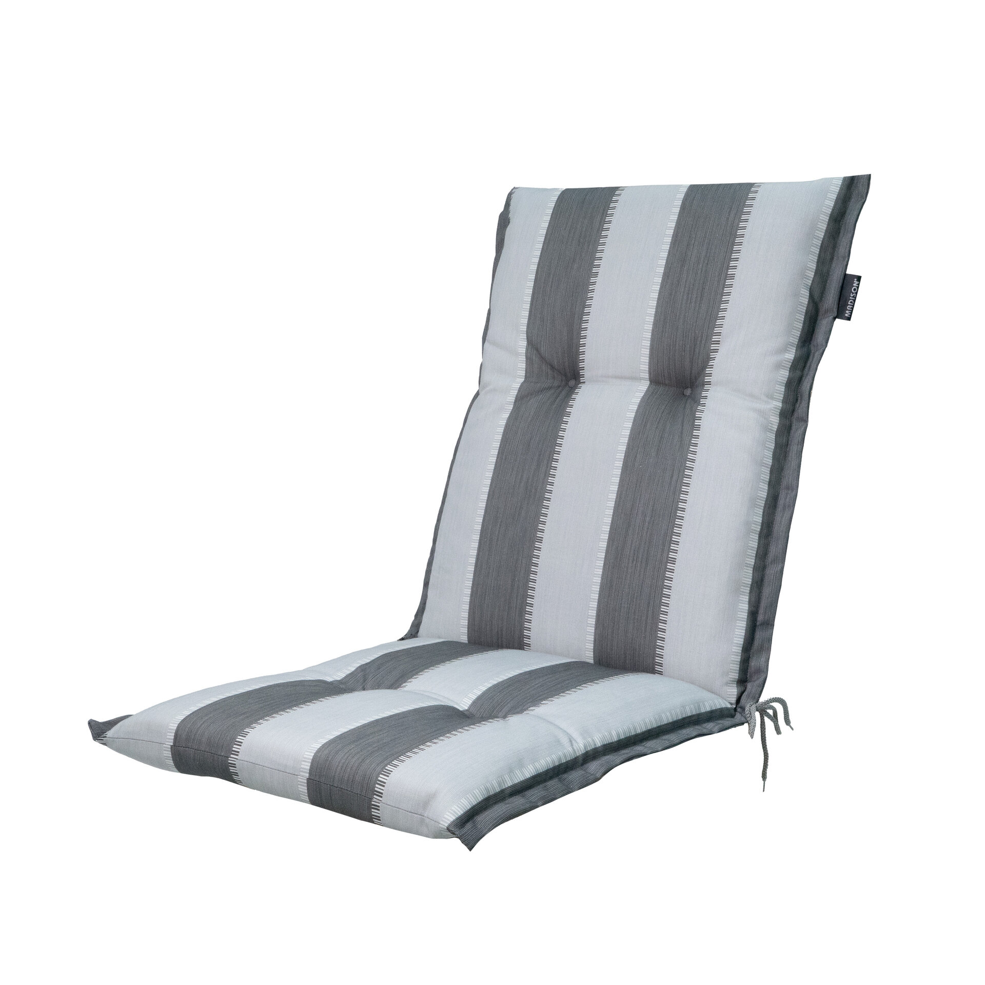 Kussen lage rug ca.105x50cm Banda grey 2 stuks