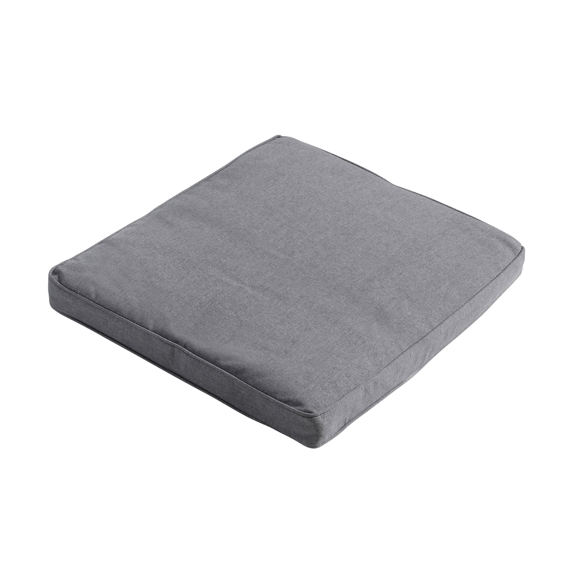 Wicker Multi ca.48x48cm Outdoor Oxford grey 2 stuks