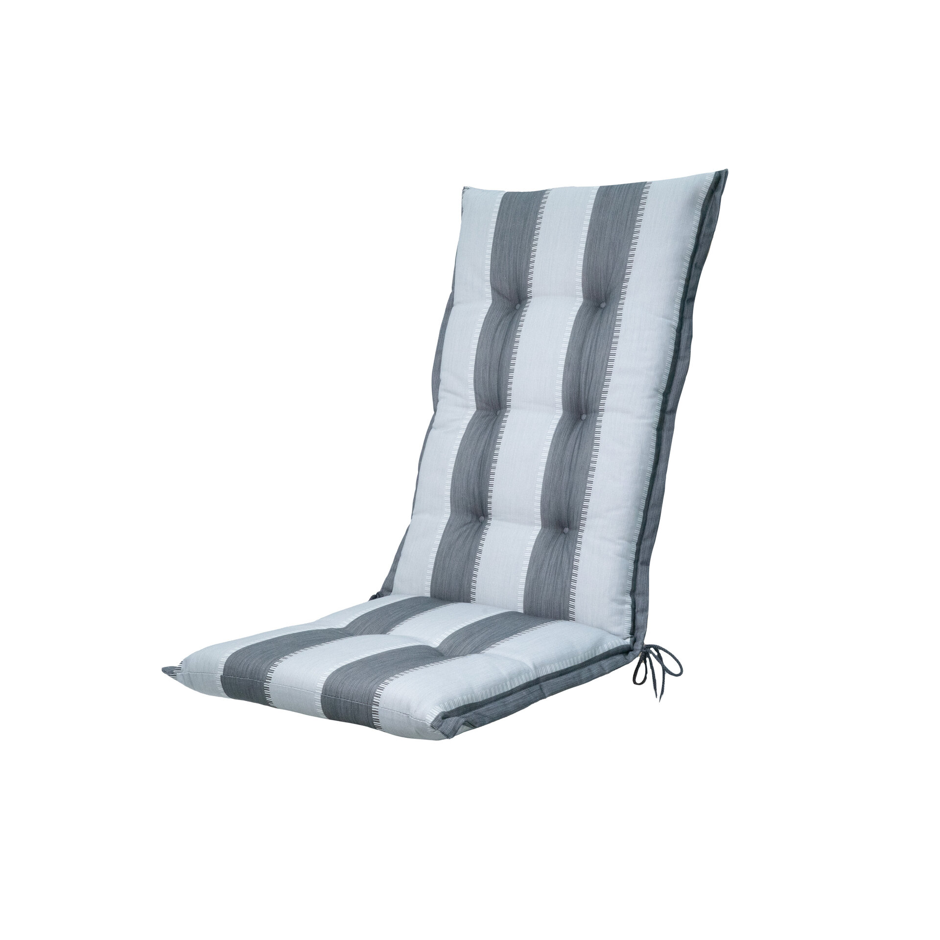 Kussen hoge rug ca.123x50cm Banda grey 2 stuks
