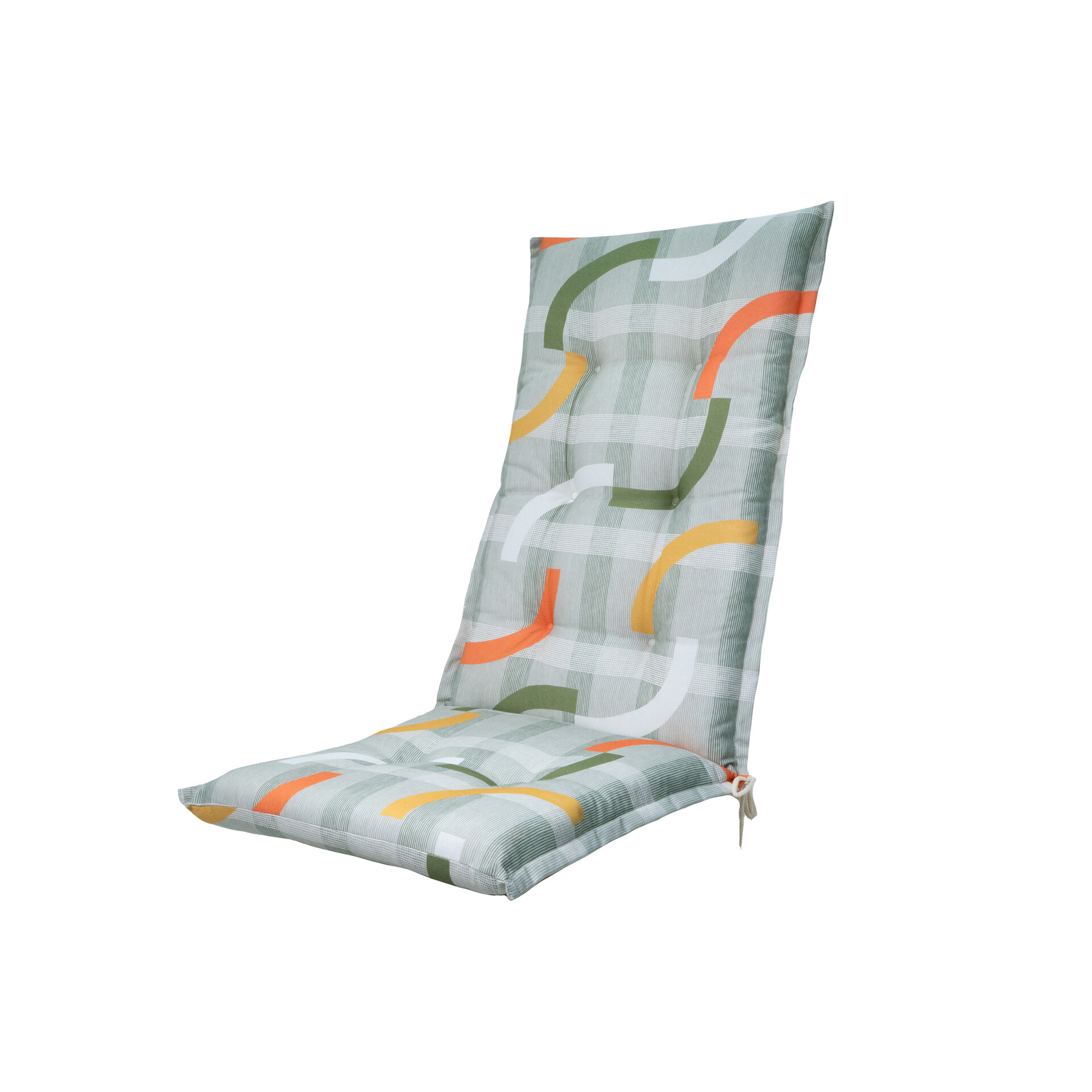 Kussen hoge rug ca.123x50cm Tess orange 2 stuks