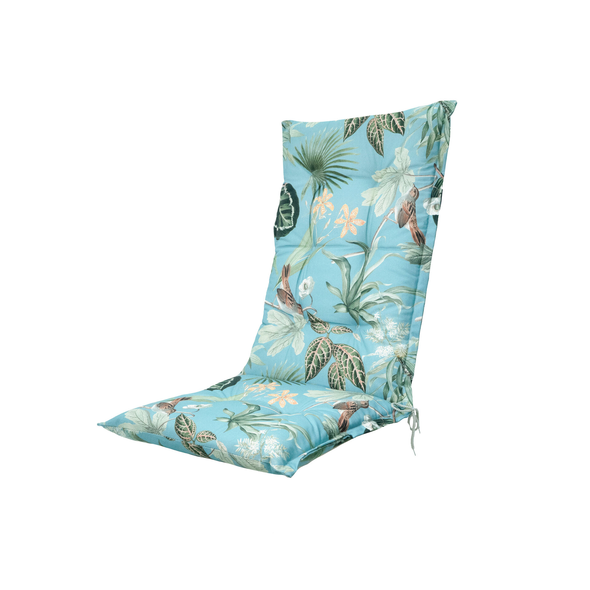 Kussen hoge rug ca.123x50cm Outdoor+ Grasse aqua 2 stuks