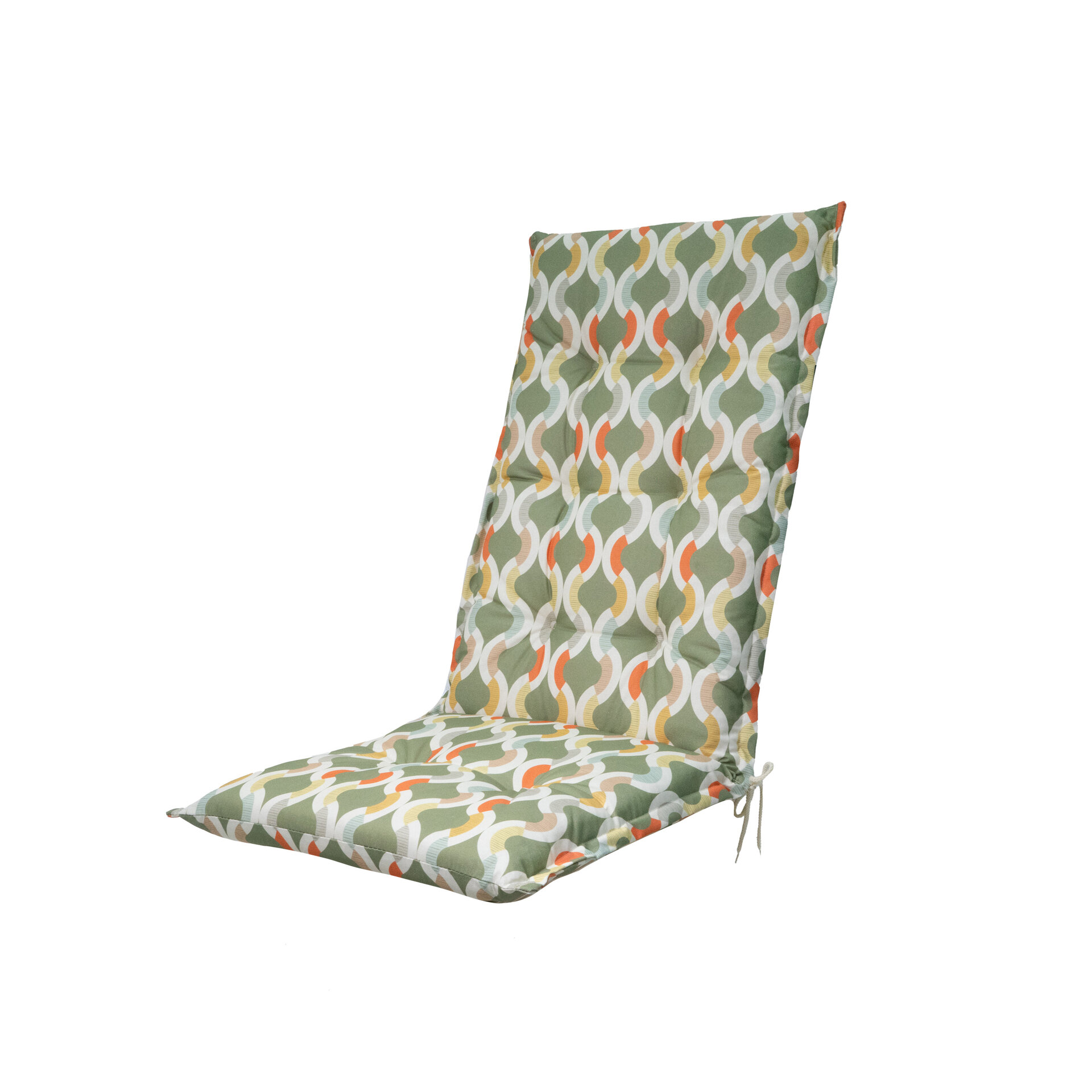 Kussen hoge rug ca.123x50cm Outdoor+ Trivia green 2 stuks