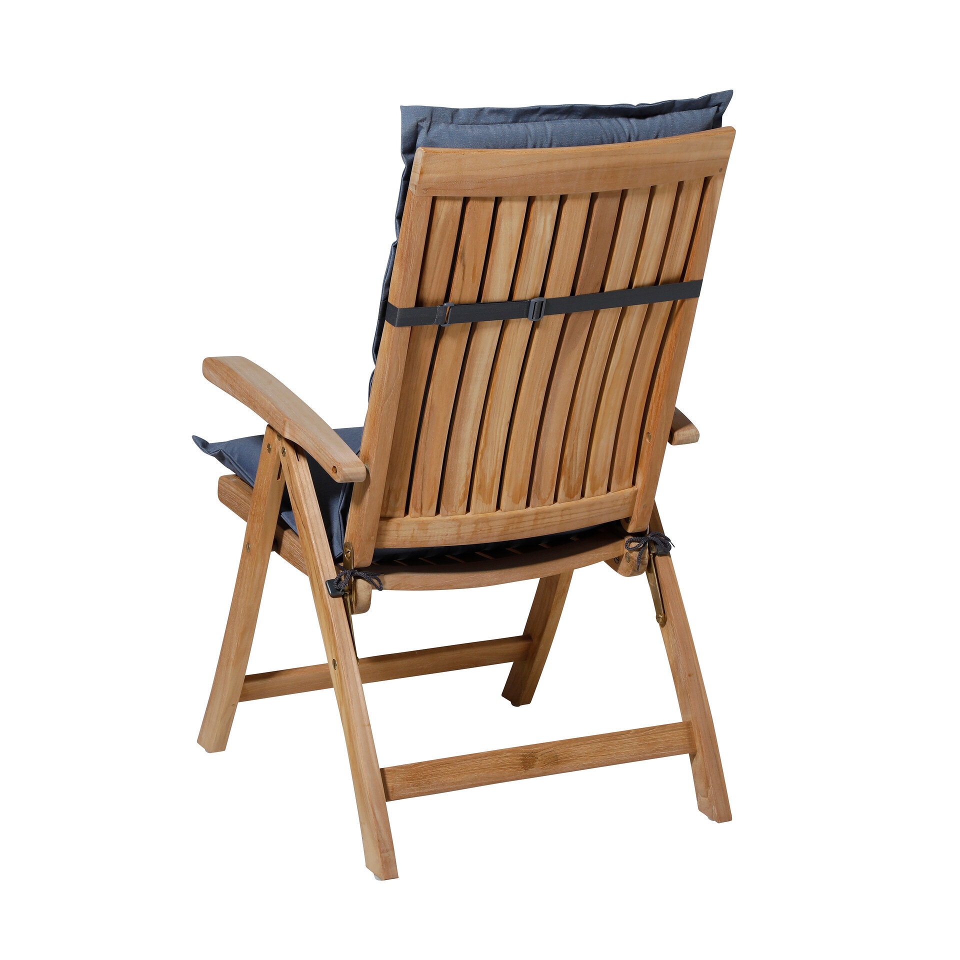 Kussen hoge rug ca.123x50cm Outdoor Panama safier blue 2 stuks