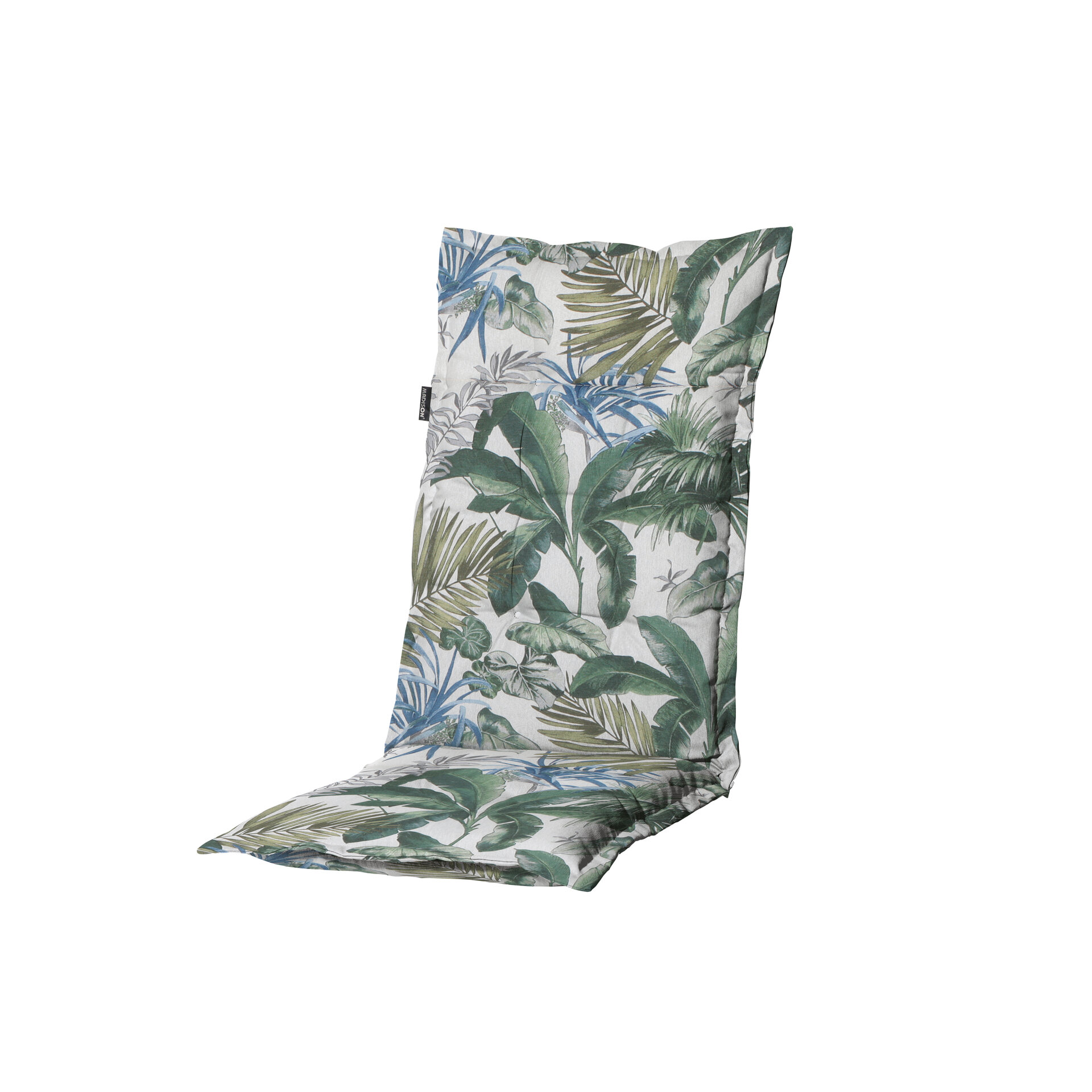Kussen hoge rug ca.123x50cm Outdoor bliss blue 2 stuks