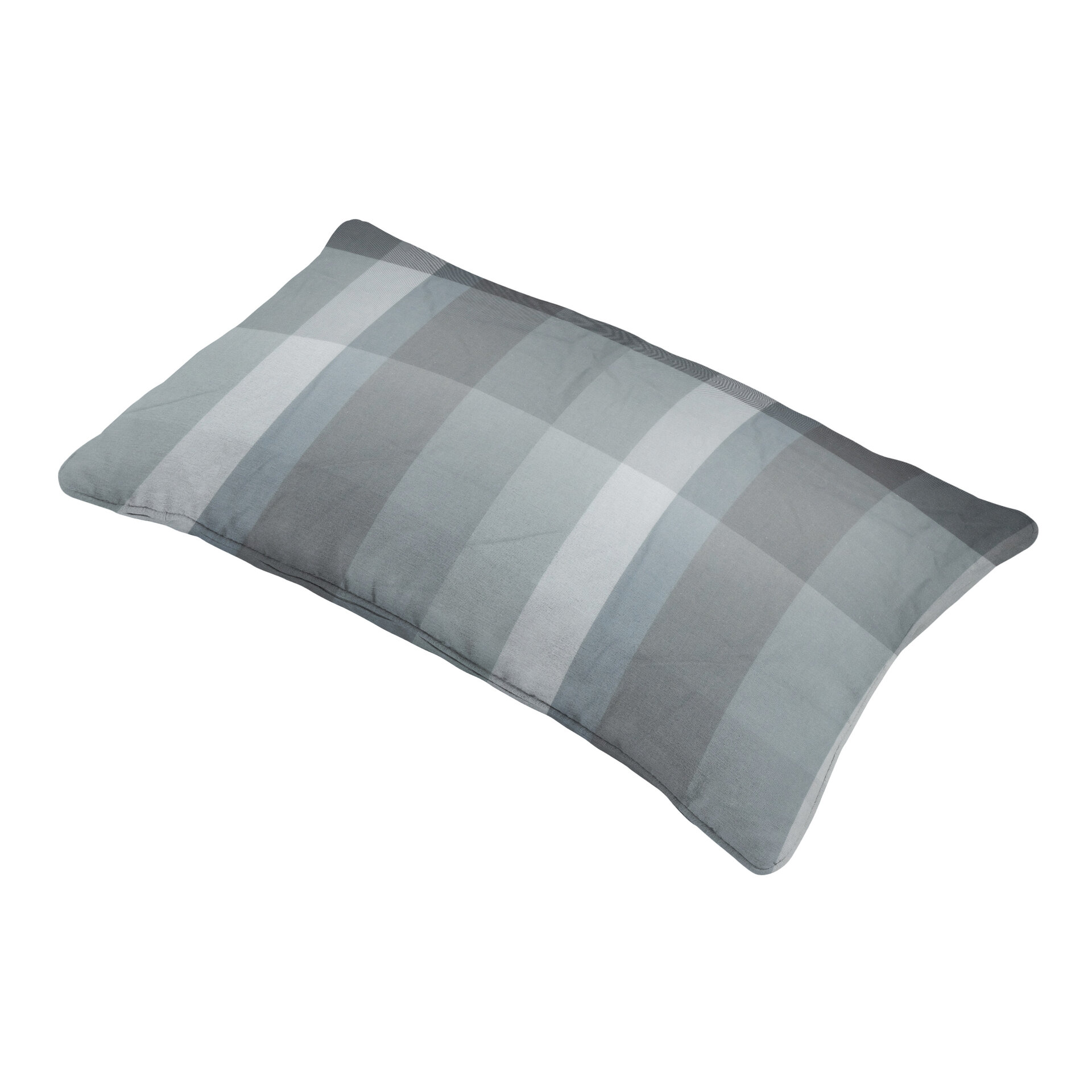 Sierkussen paspel ca.30x50cm Sya grey 2 stuks