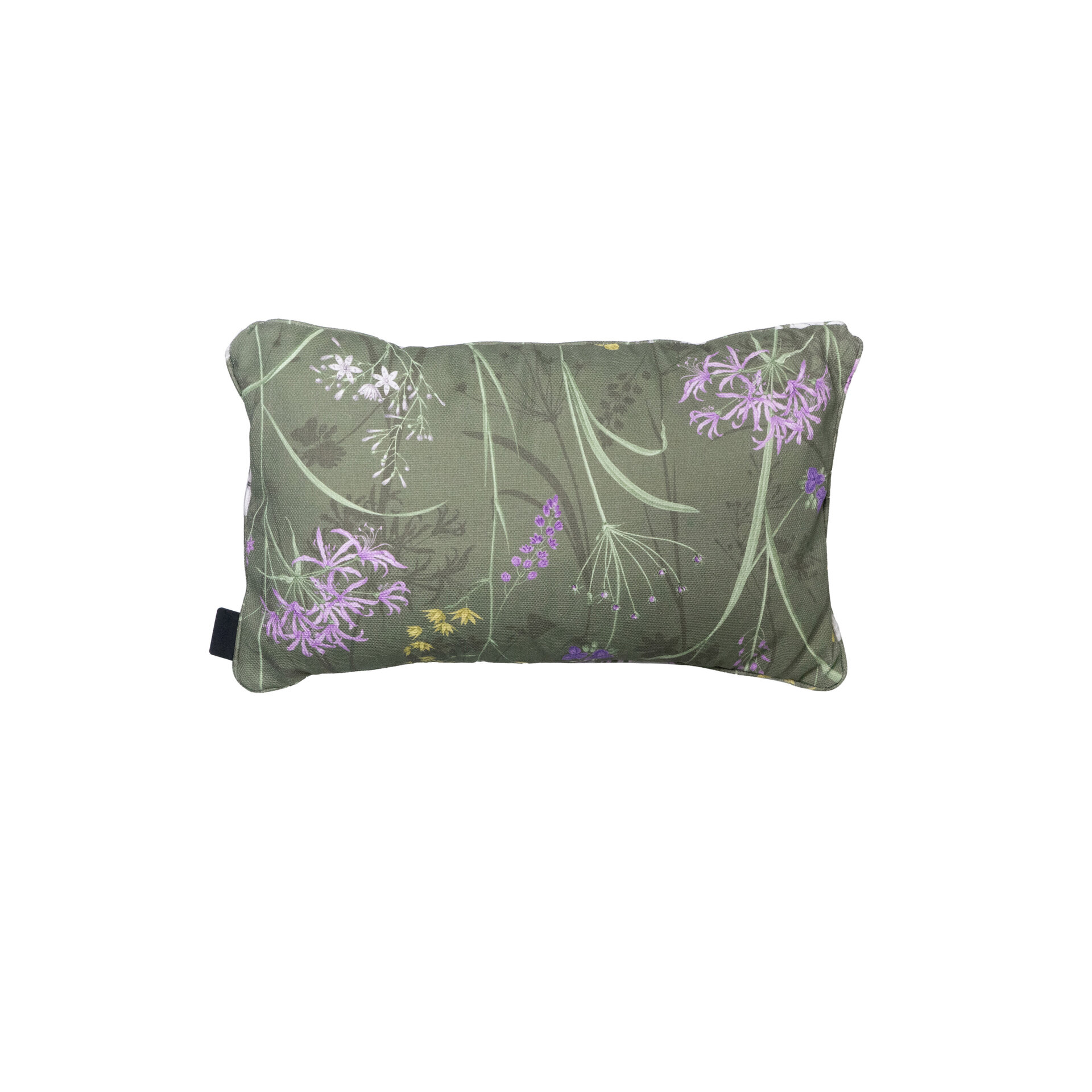 Sierkussen paspel ca.30x50cm Donna green canvas eco+ 2 stuks