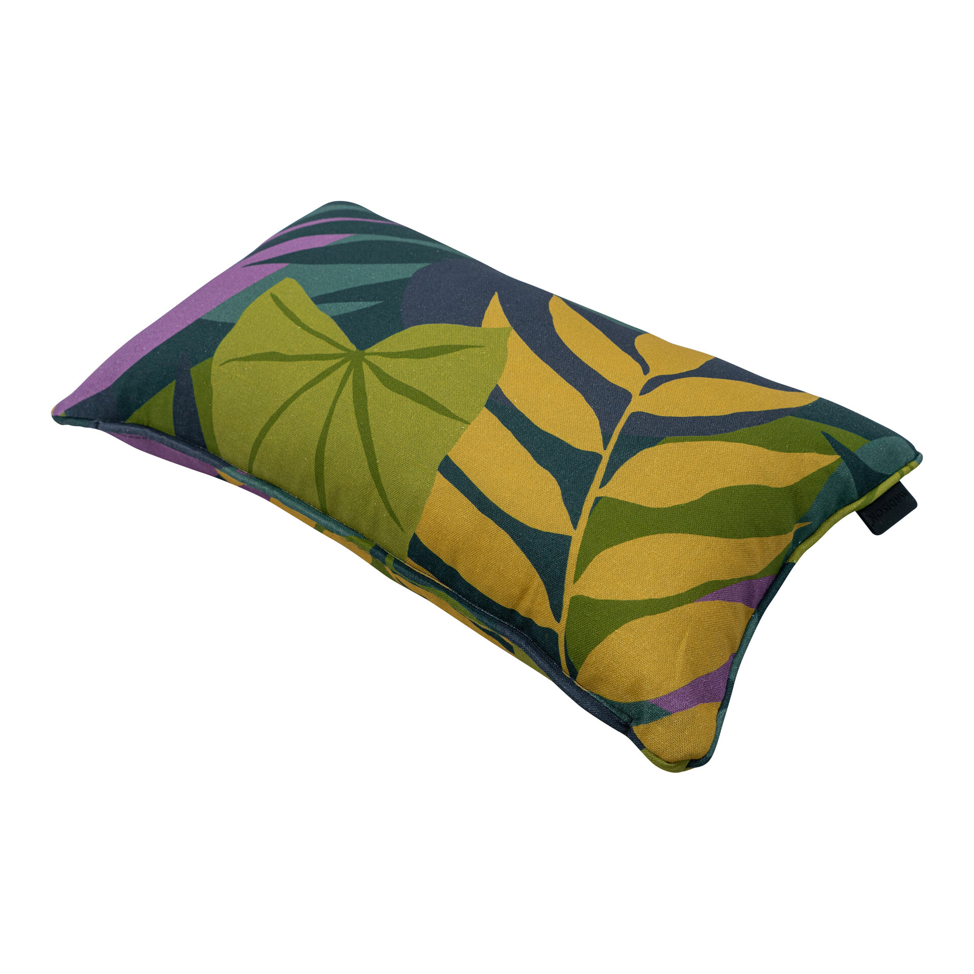 Sierkussen paspel ca.30x50cm Iven green 2 stuks