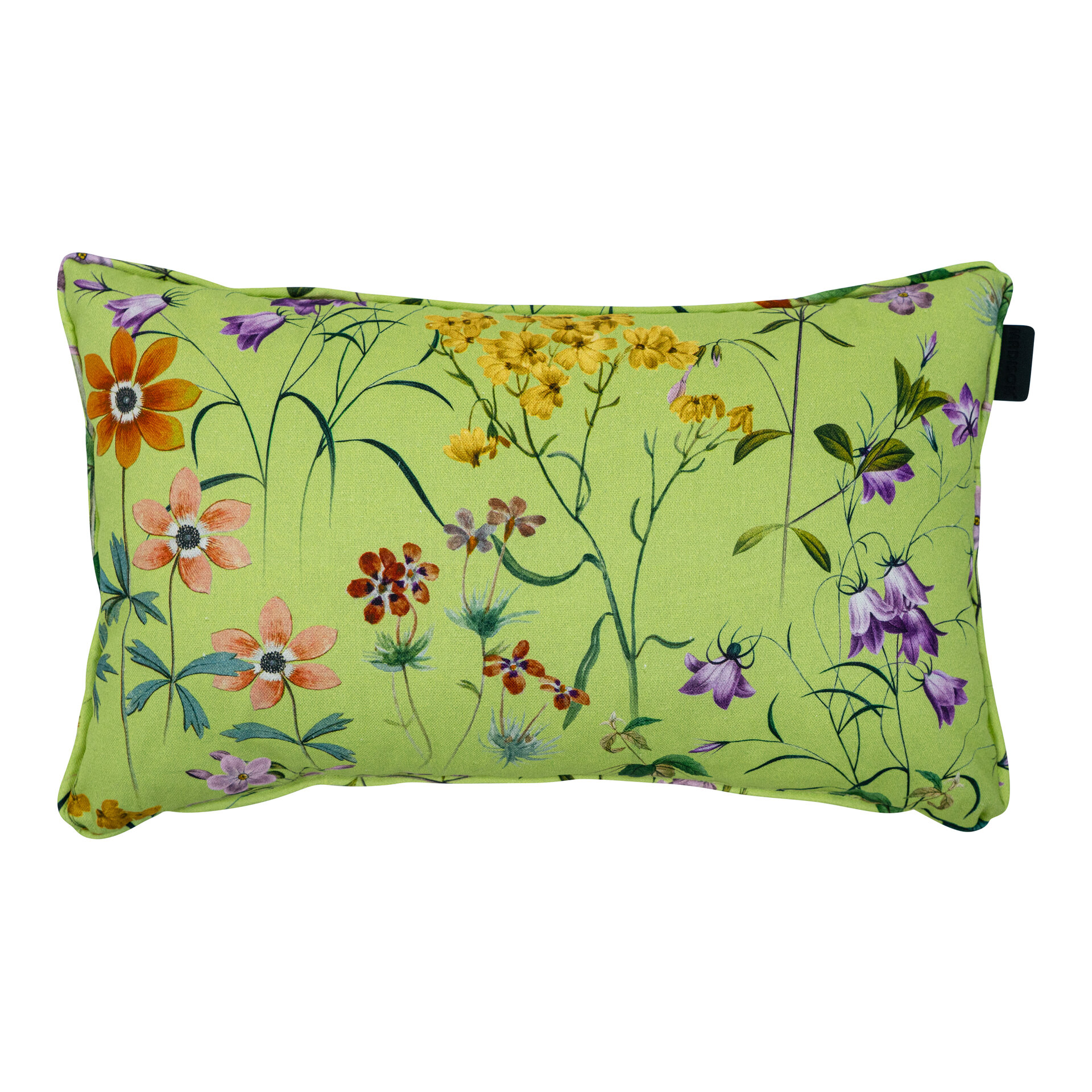 Sierkussen paspel ca.30x50cm Outdoor+ Milly green 2 stuks