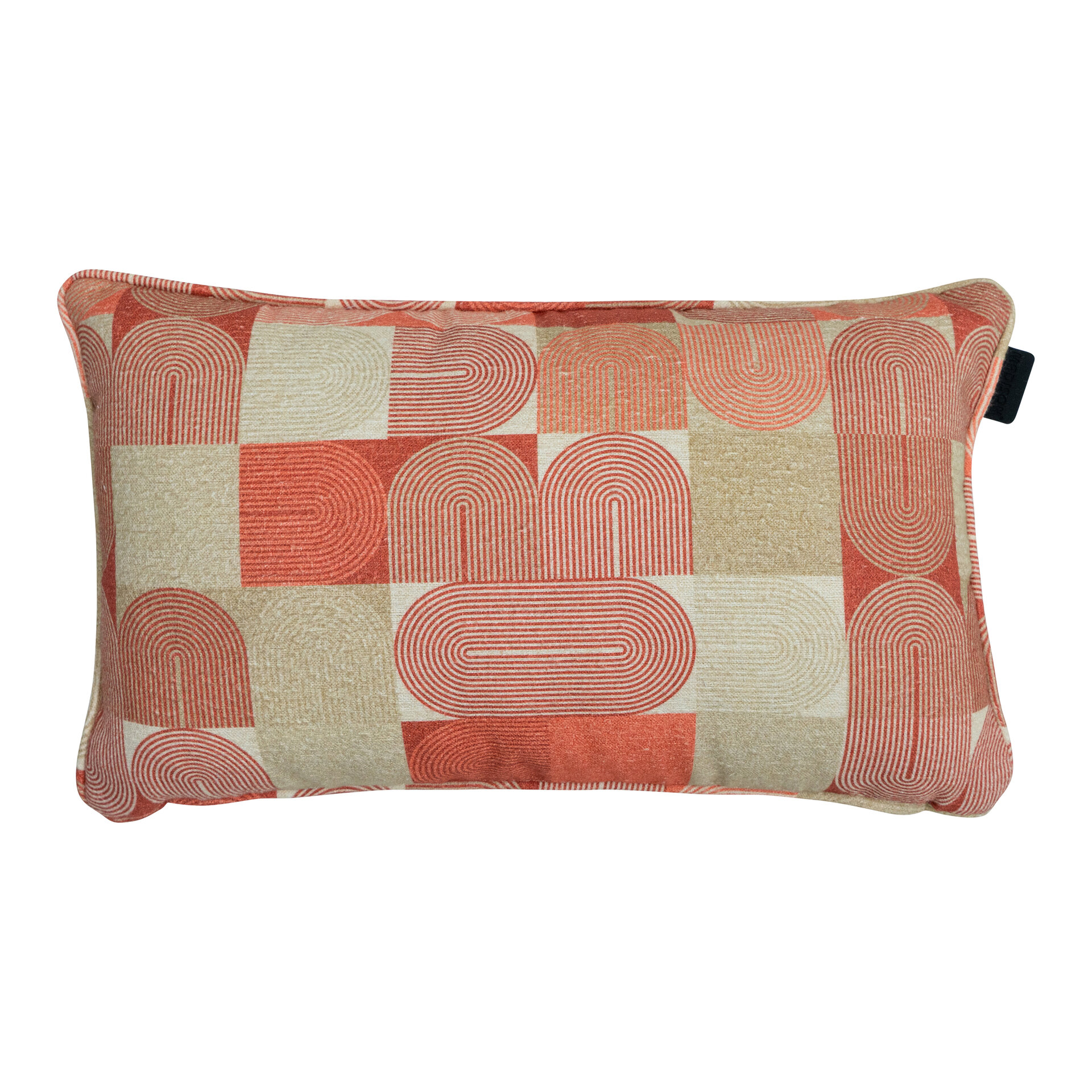 Sierkussen paspel ca.30x50cm Outdoor WR Jacky terra 2 stuks