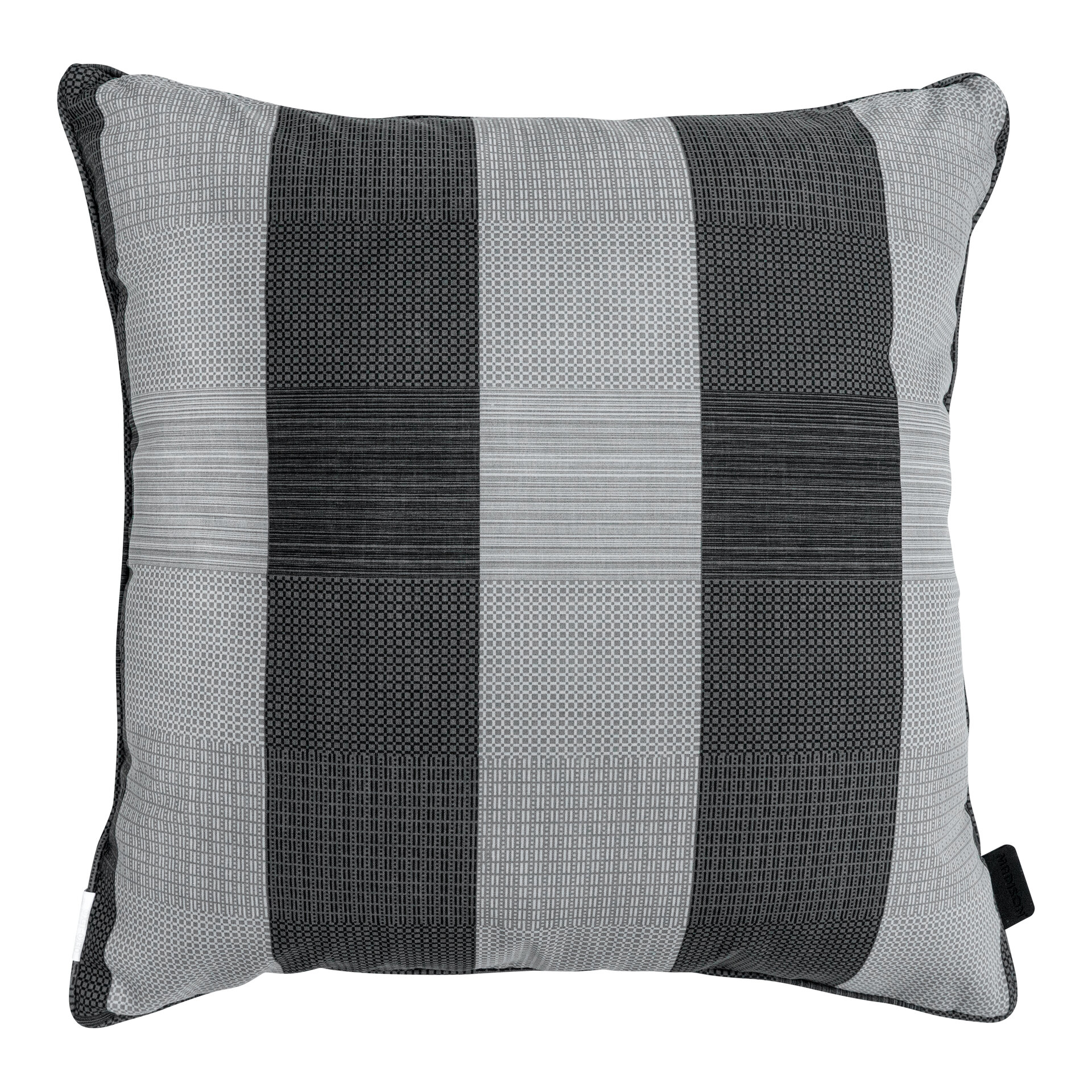 Sierkussen paspel ca.50x50cm Alice grey 2 stuks
