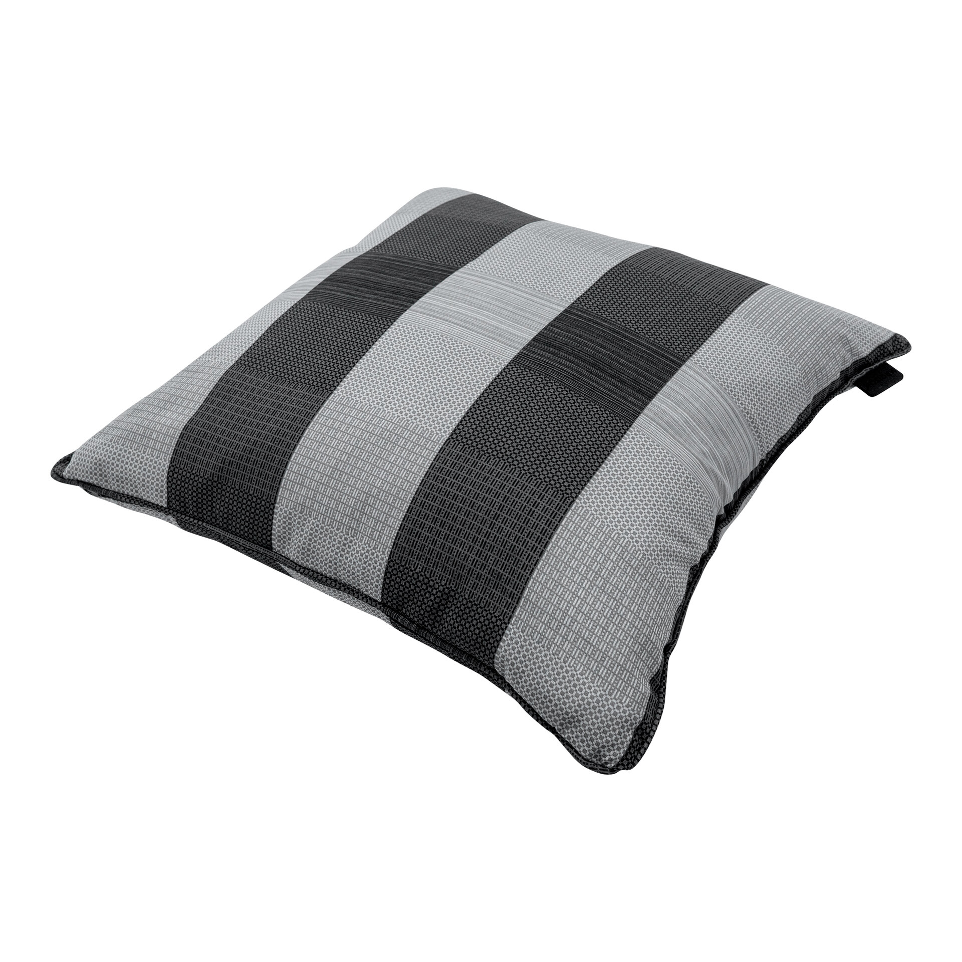 Sierkussen paspel ca.50x50cm Alice grey 2 stuks