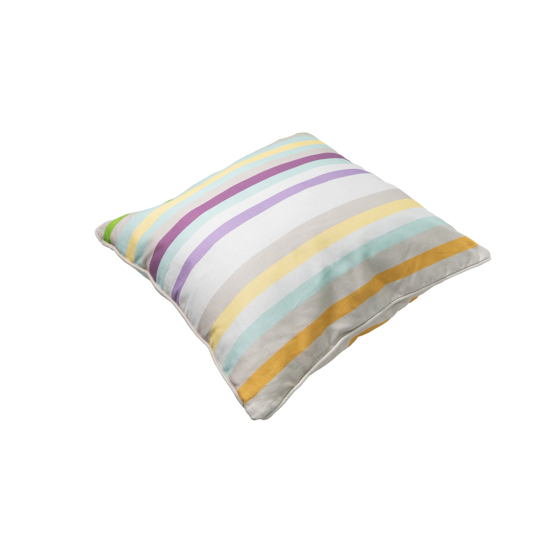 Sierkussen paspel ca.50x50cm Righe purple 2 stuks
