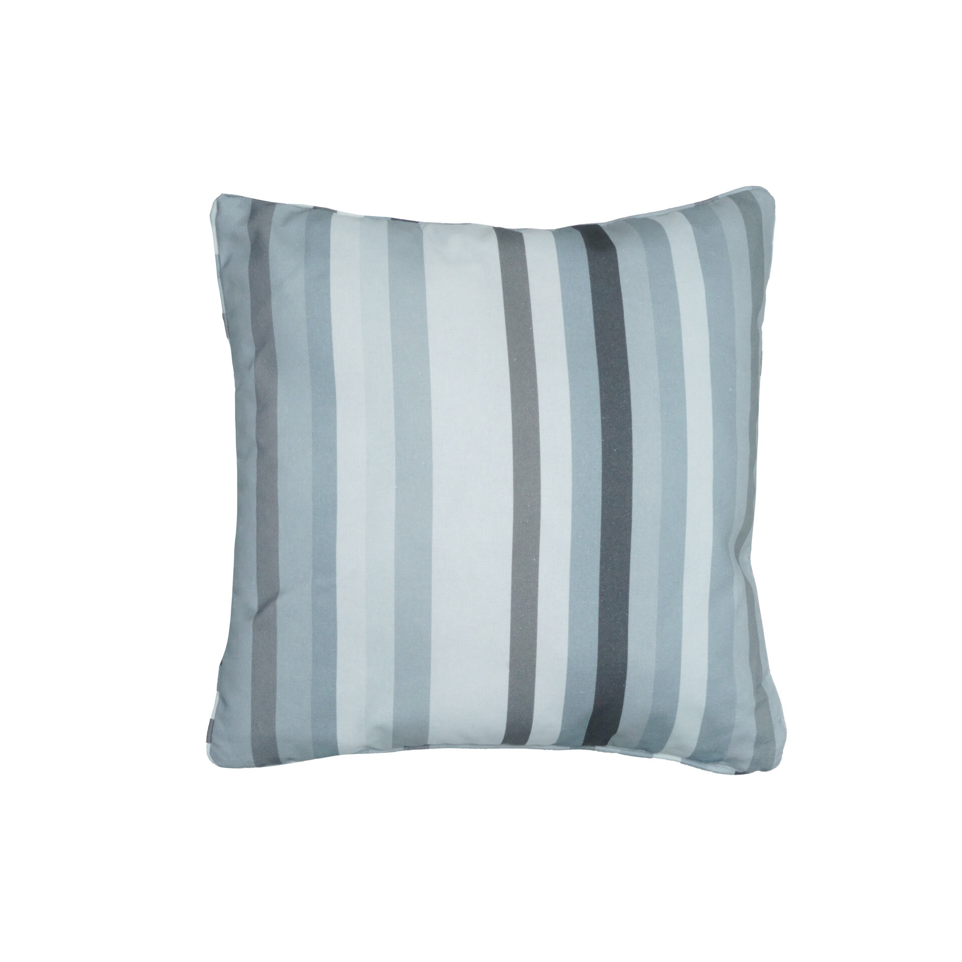 Sierkussen paspel ca.50x50cm Righe grey 2 stuks