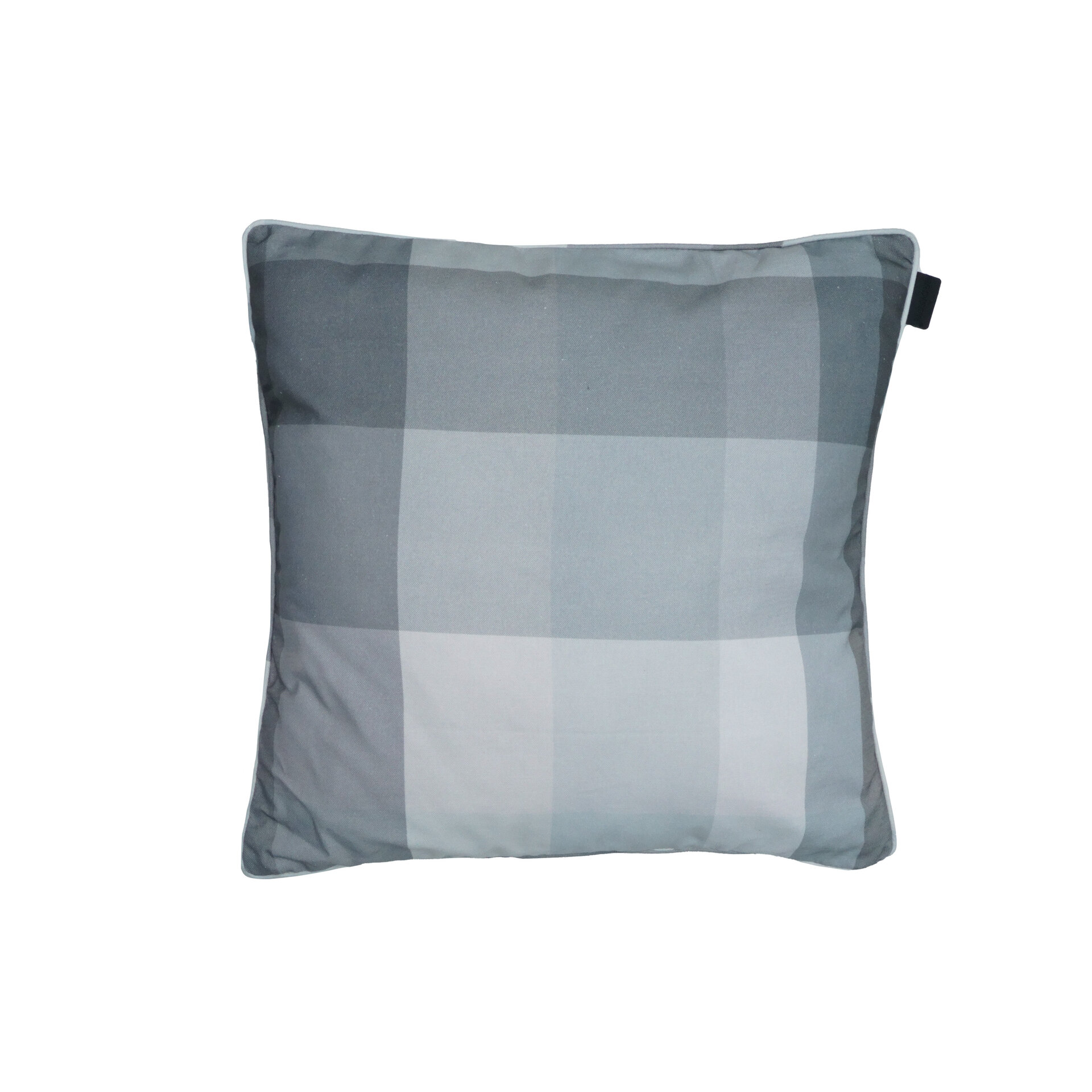 Sierkussen paspel ca.50x50cm Sya grey 2 stuks
