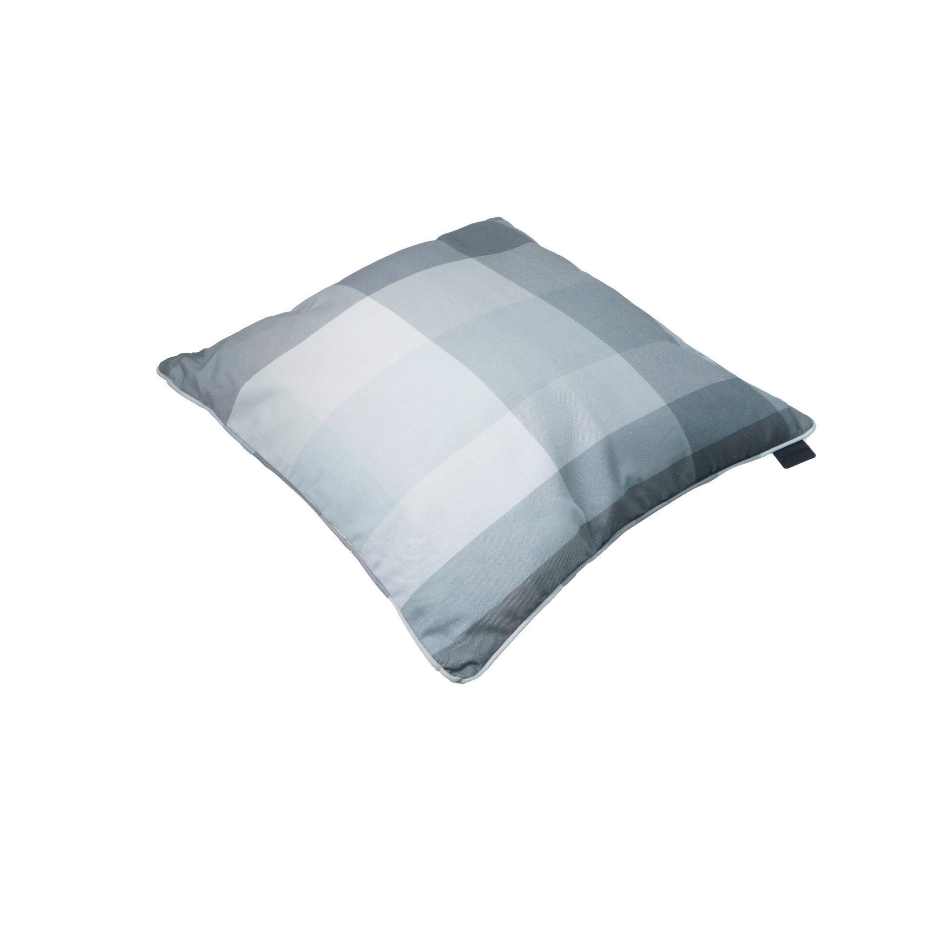 Sierkussen paspel ca.50x50cm Sya grey 2 stuks