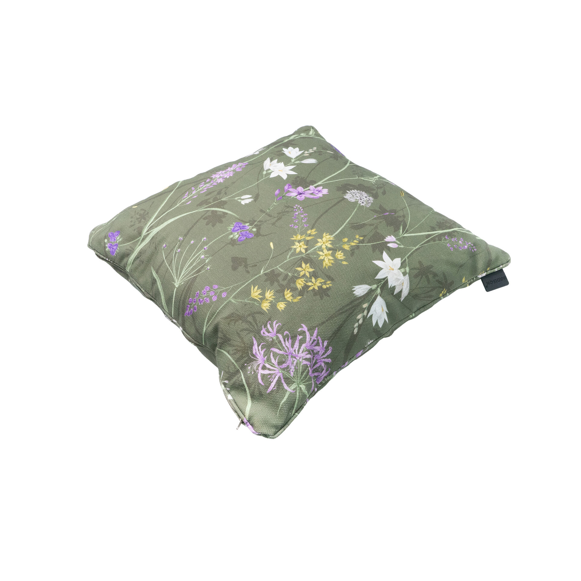 Sierkussen paspel ca.50x50cm Donna green canvas eco+ 2 stuks