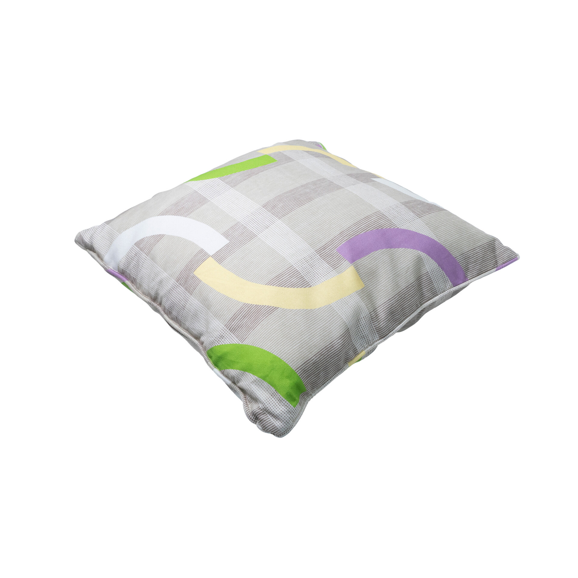 Sierkussen paspel ca.50x50cm Tess purple 2 stuks