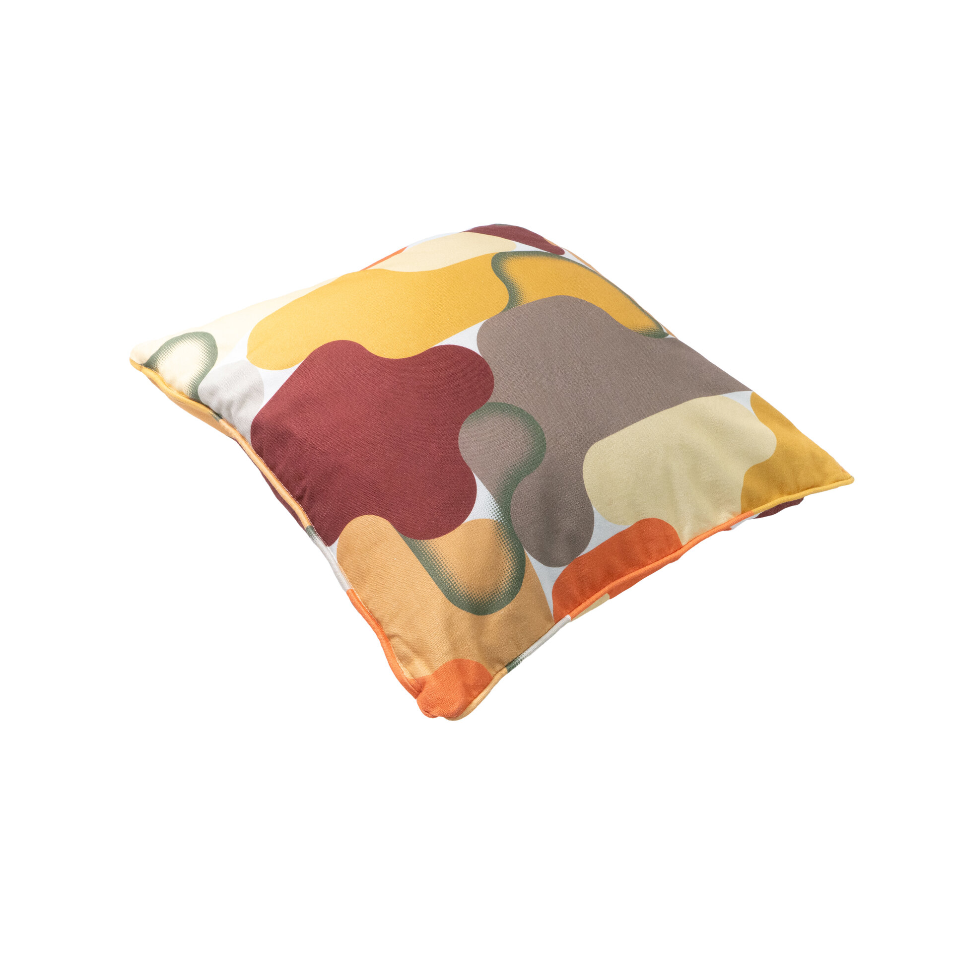 Sierkussen paspel ca.50x50cm Grafi bordo 2 stuks