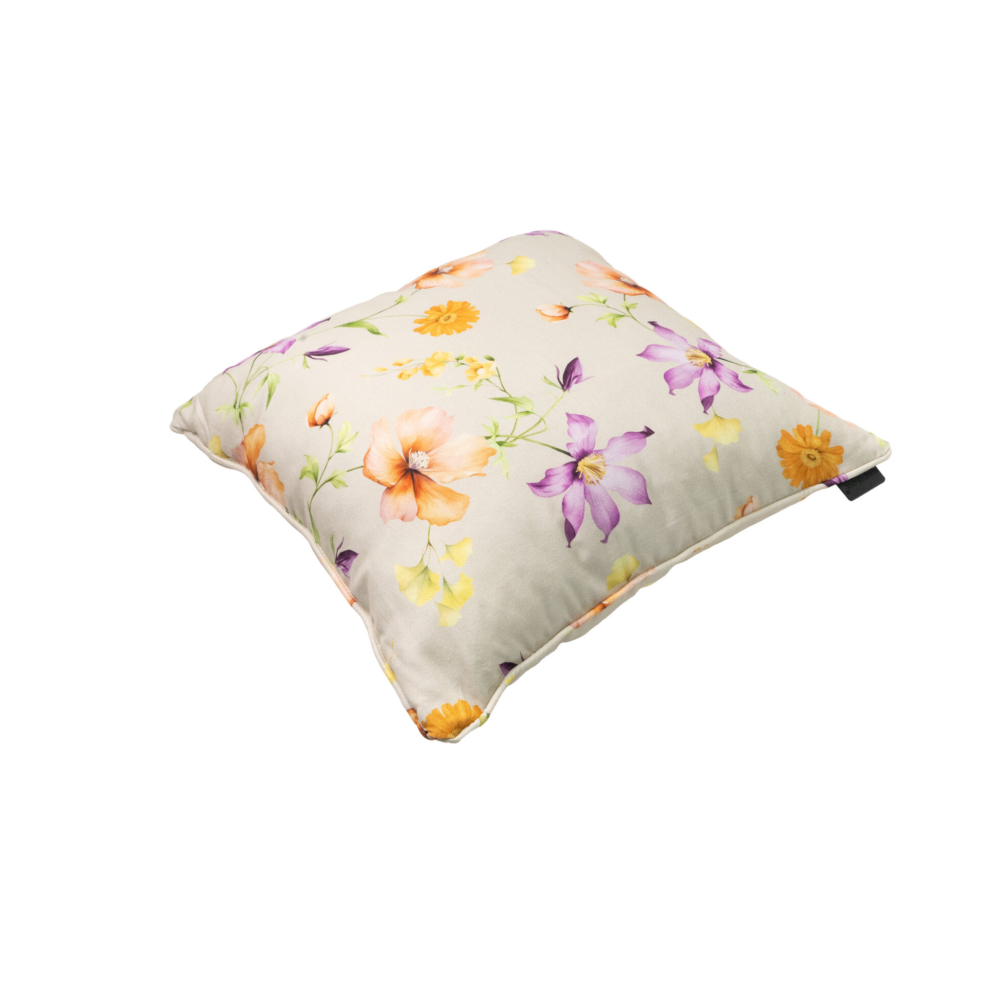 Sierkussen paspel ca.50x50cm Florina purple 2 stuks