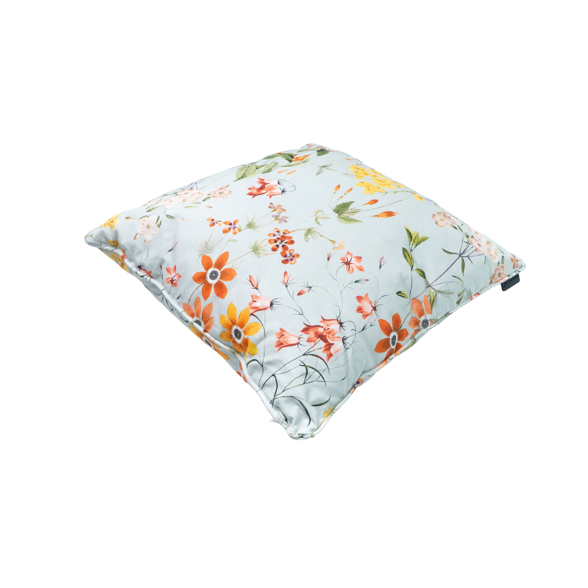 Sierkussen paspel ca.50x50cm Outdoor+ Milly azure 2 stuks