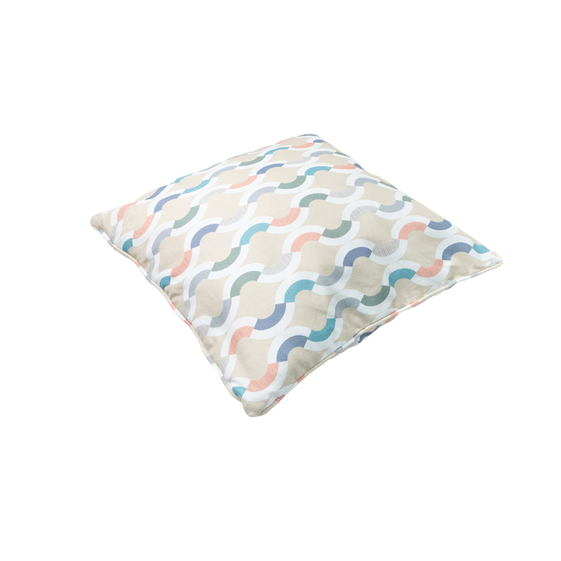 Sierkussen paspel ca.50x50cm Outdoor+ Trivia natural 2 stuks