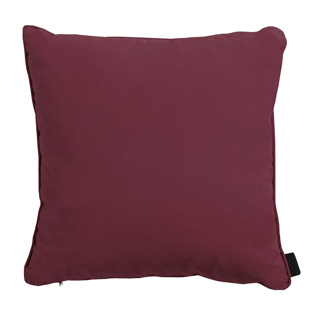 Sierkussen paspel ca.45x45cm Panama bordeaux 2 stuks