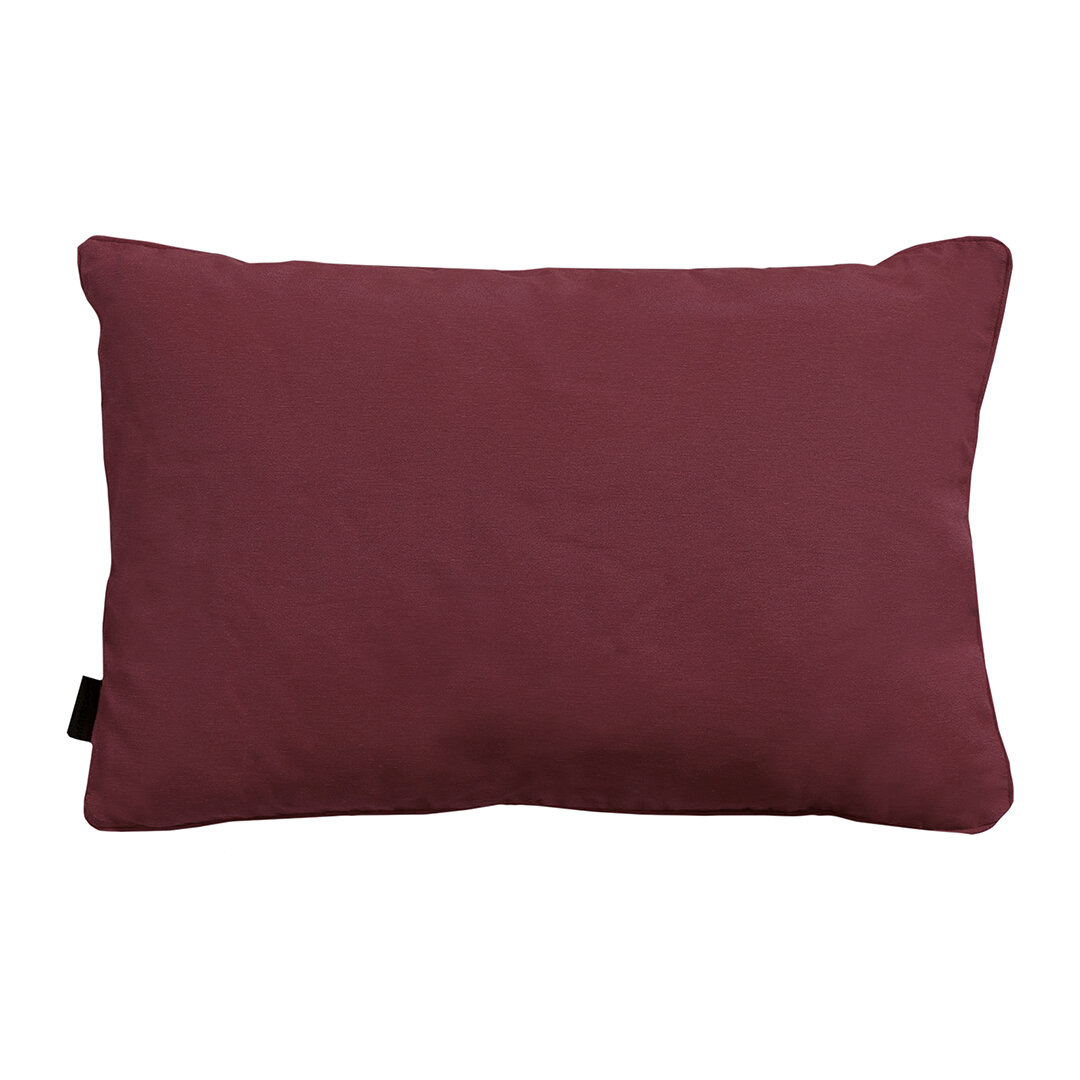 Sierkussen paspel ca.40x60cm Panama bordeaux 2 stuks