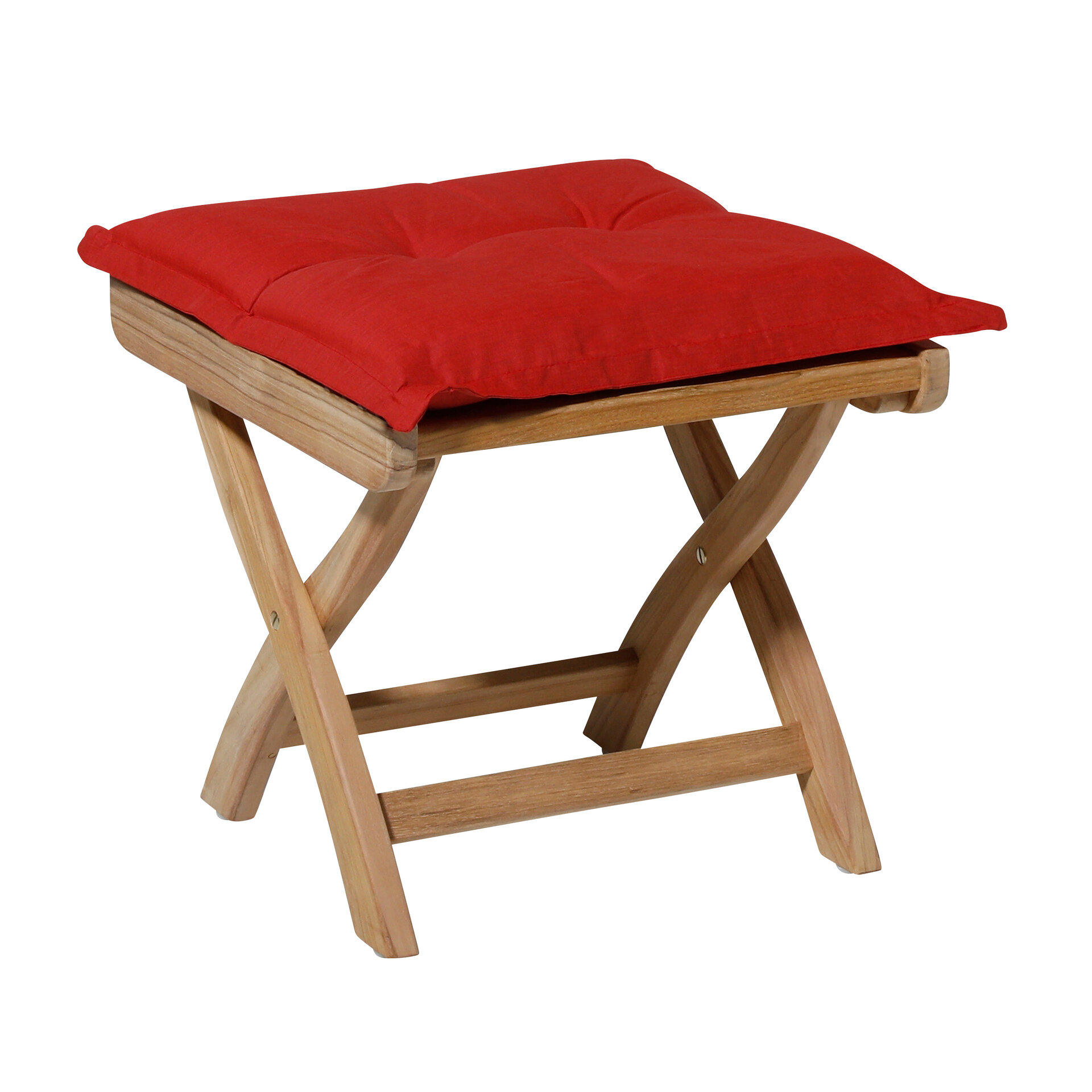 Zit universeel ca.50x50cm Basic red 2 stuks