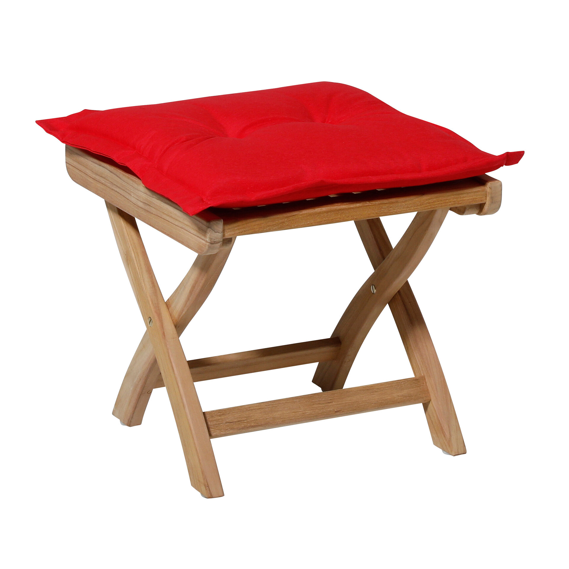 Zit universeel ca.50x50cm Panama red 2 stuks