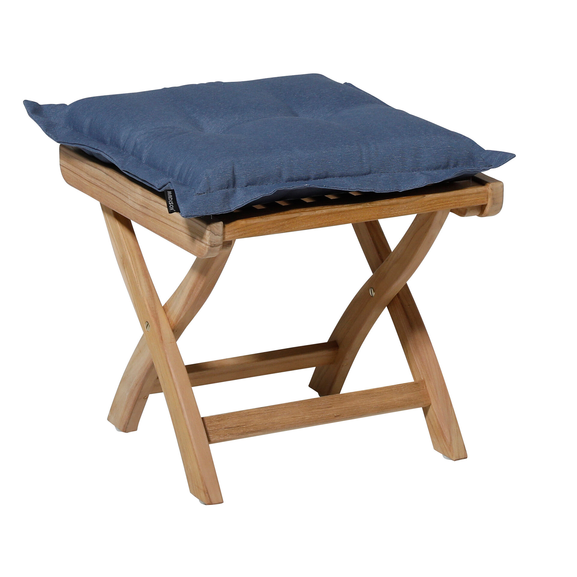 Zit universeel ca.50x50cm Panama safier blue 2 stuks