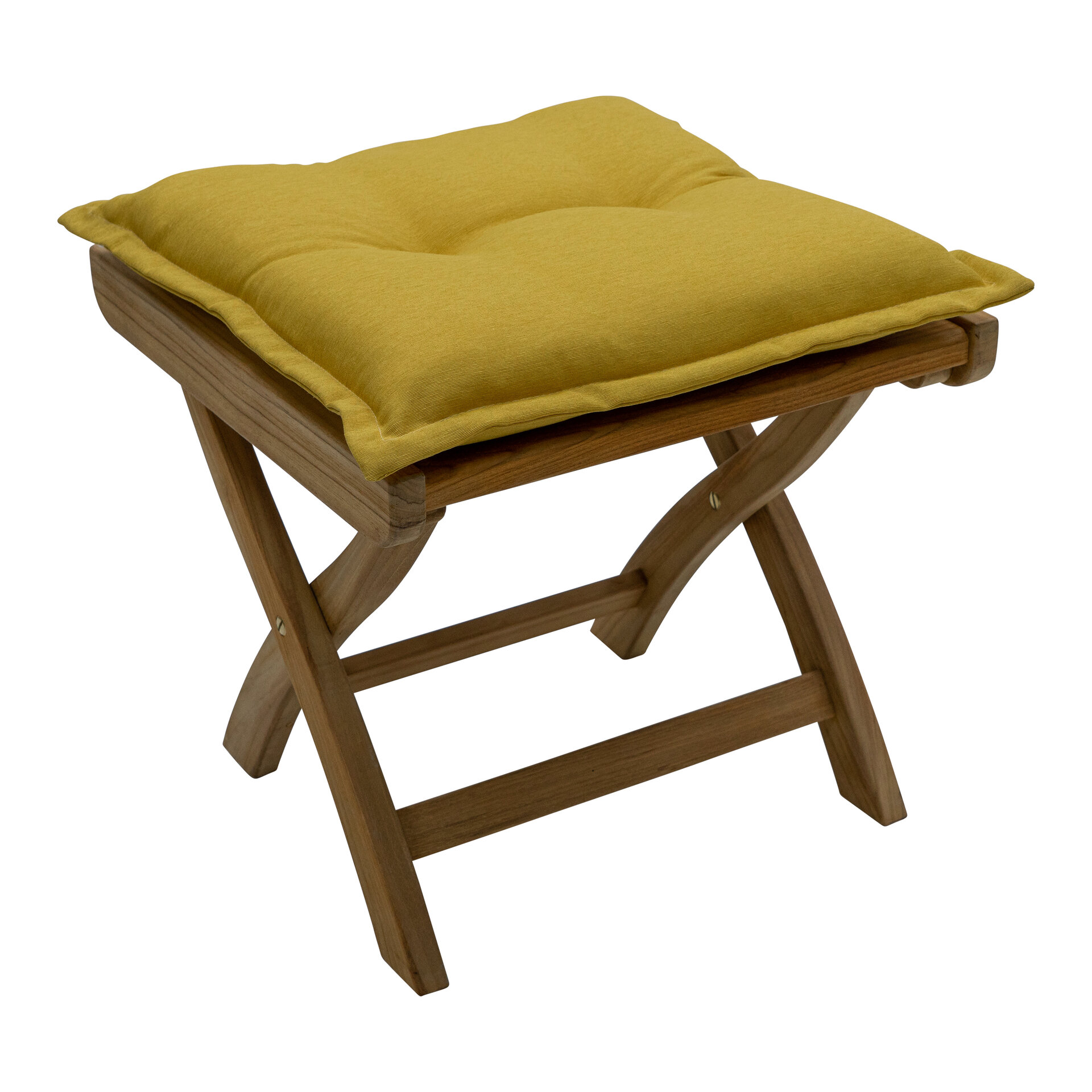 Zit universeel ca.50x50cm Panama mustard 2 stuks