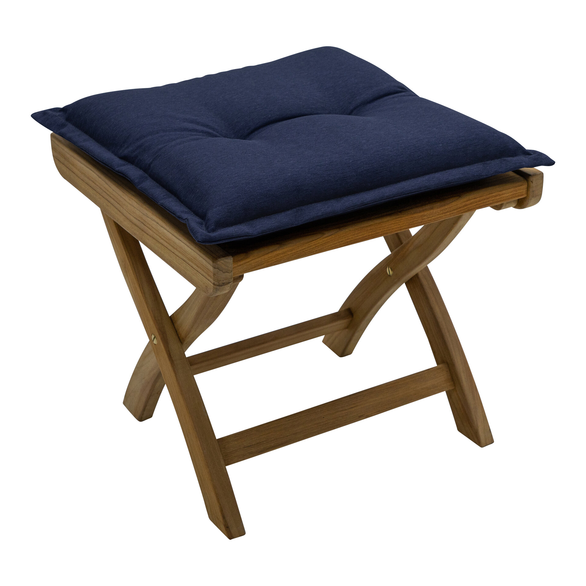 Zit universeel ca.50x50cm Panama indigo 2 stuks
