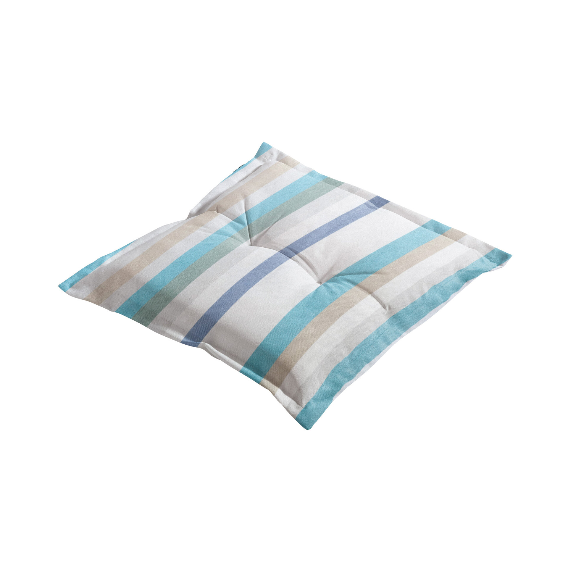 Zit universeel ca.50x50cm Righe azure 2 stuks