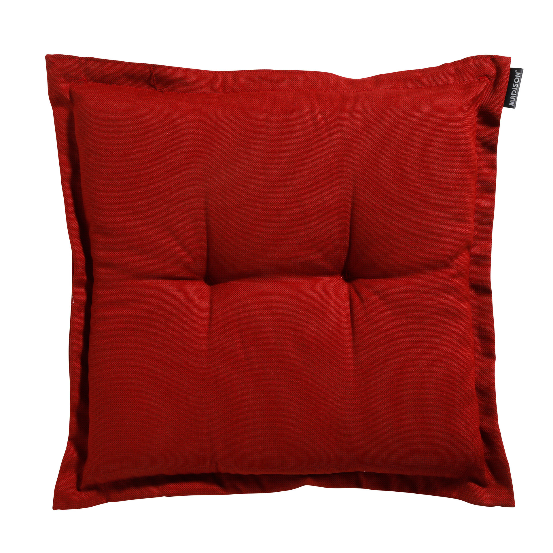 Zit universeel ca.50x50cm Rib red 2 stuks