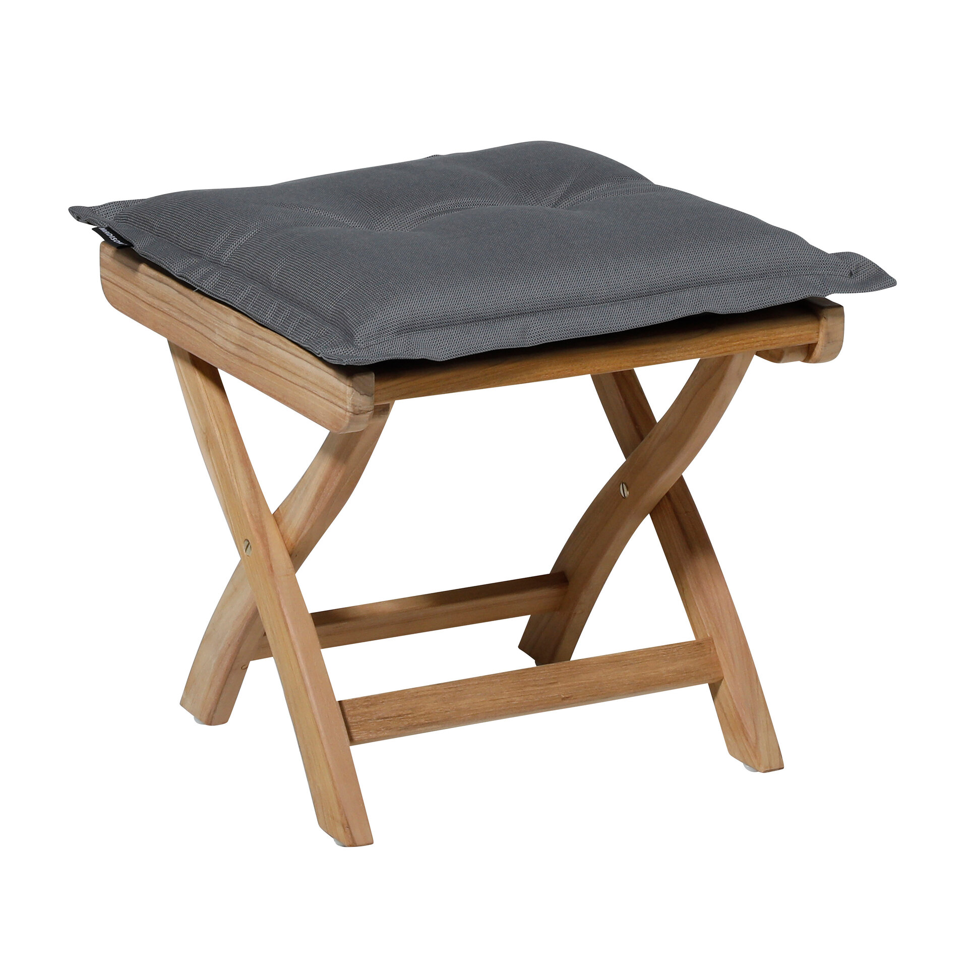 Zit universeel ca.50x50cm Rib grey 2 stuks