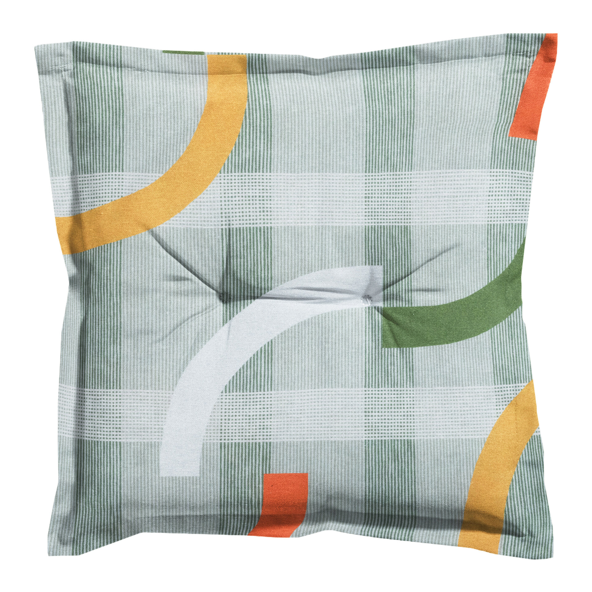 Zit universeel ca.50x50cm Tess orange 2 stuks
