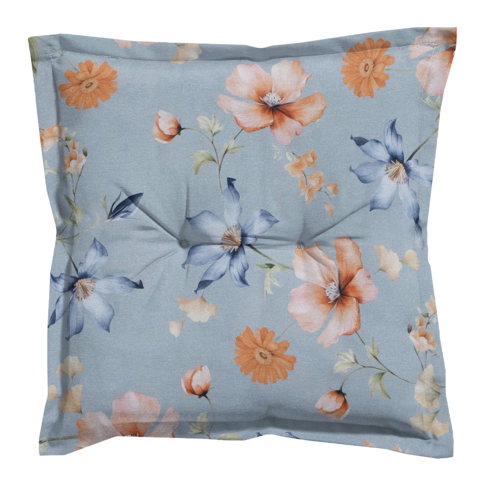 Zit universeel ca.50x50cm Florina blue 2 stuks