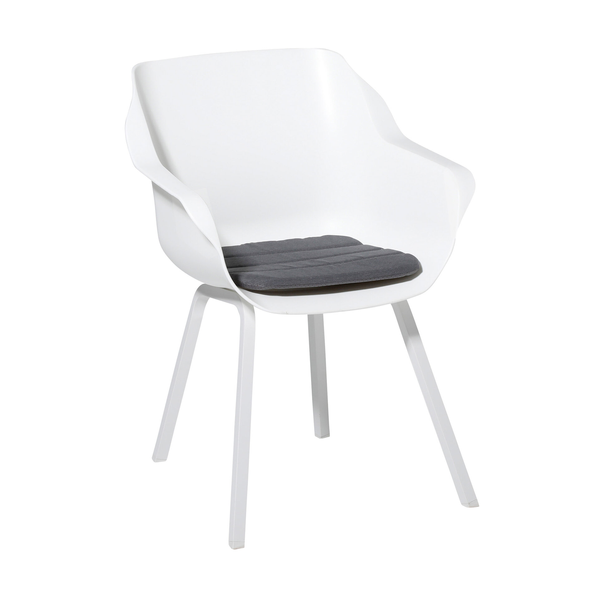 Modern dining kussen ca.40x40cm Panama grey 2 stuks