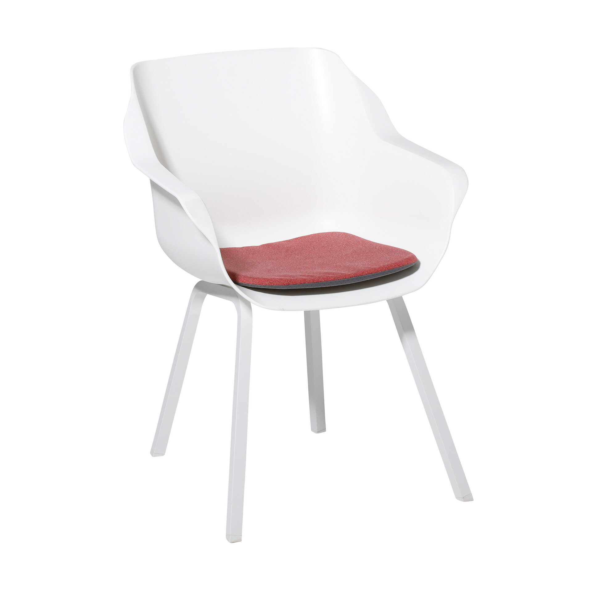 Modern dining kussen ca.40x40cm Outdoor Manchester red 2 stuks