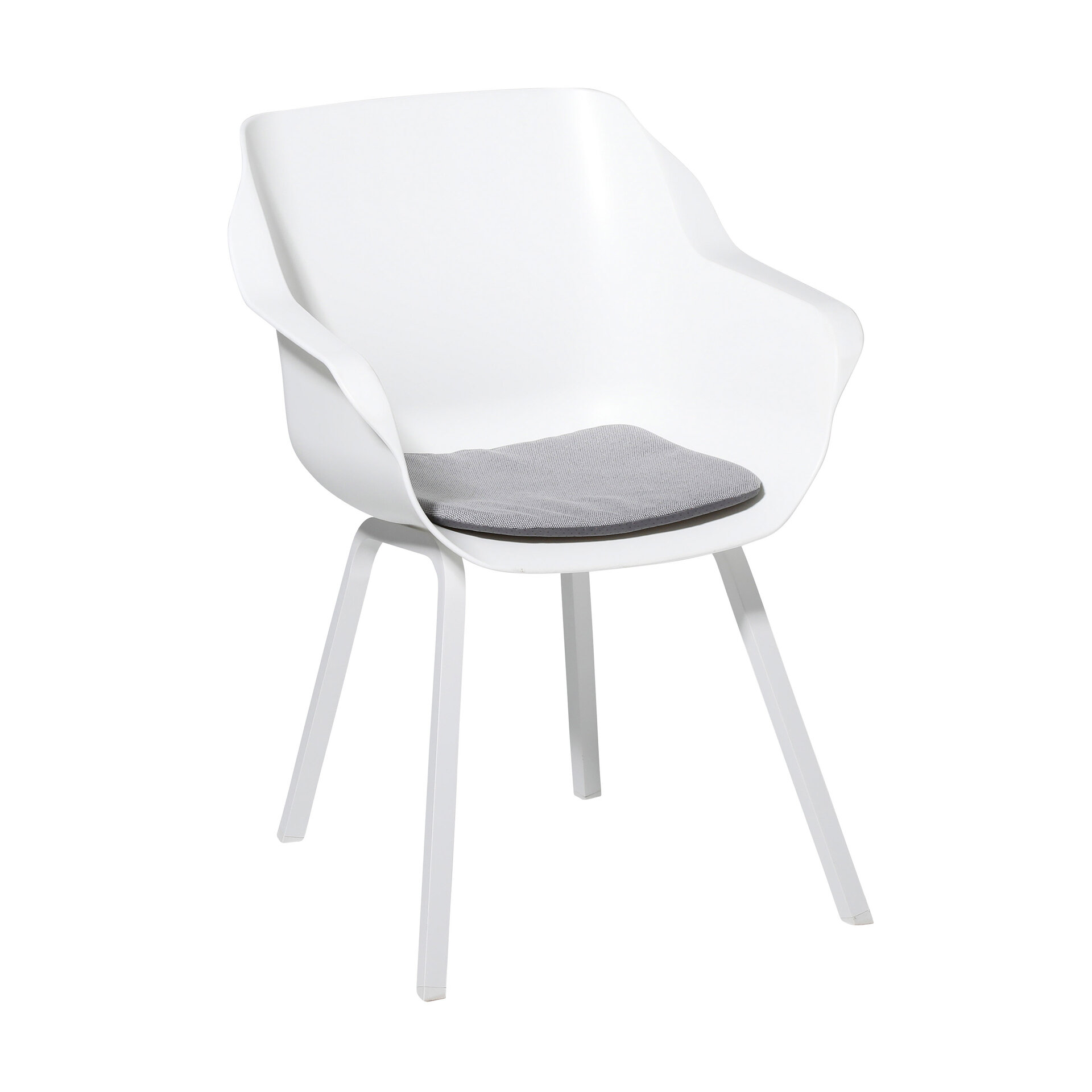 Modern dining kussen ca.40x40cm Outd Manchester light grey 2 stuks