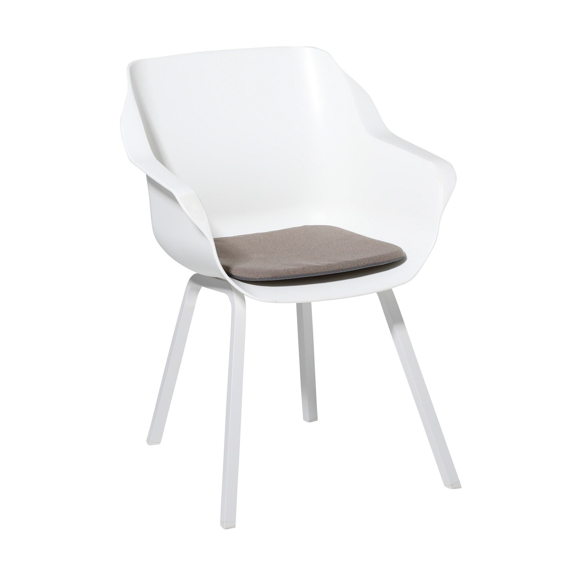 Modern dining kussen ca.40x40cm Outdoor Manchester taupe 2 stuks