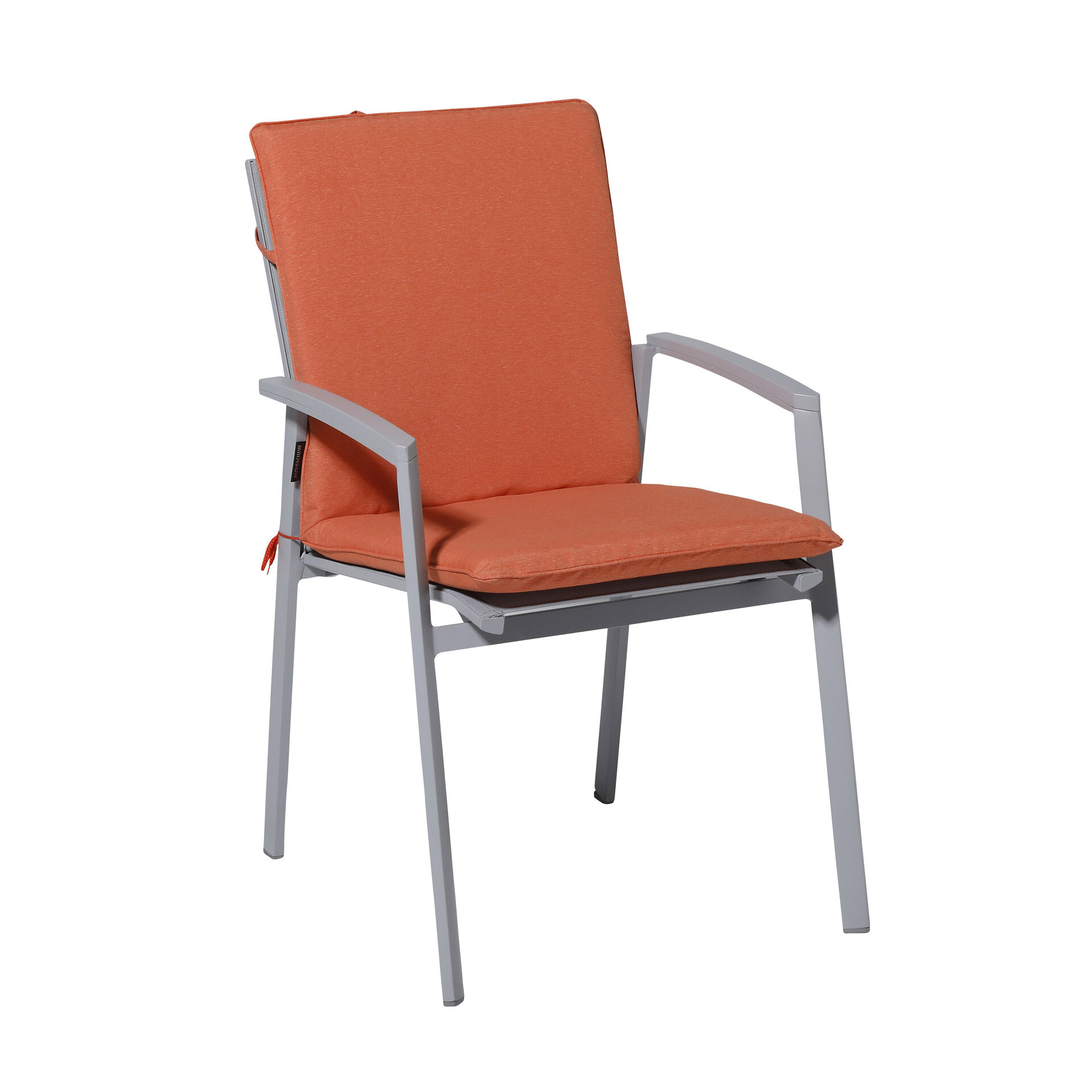 Stapelstoel kussen ca.97x49cm Panama flame orange 2 stuks