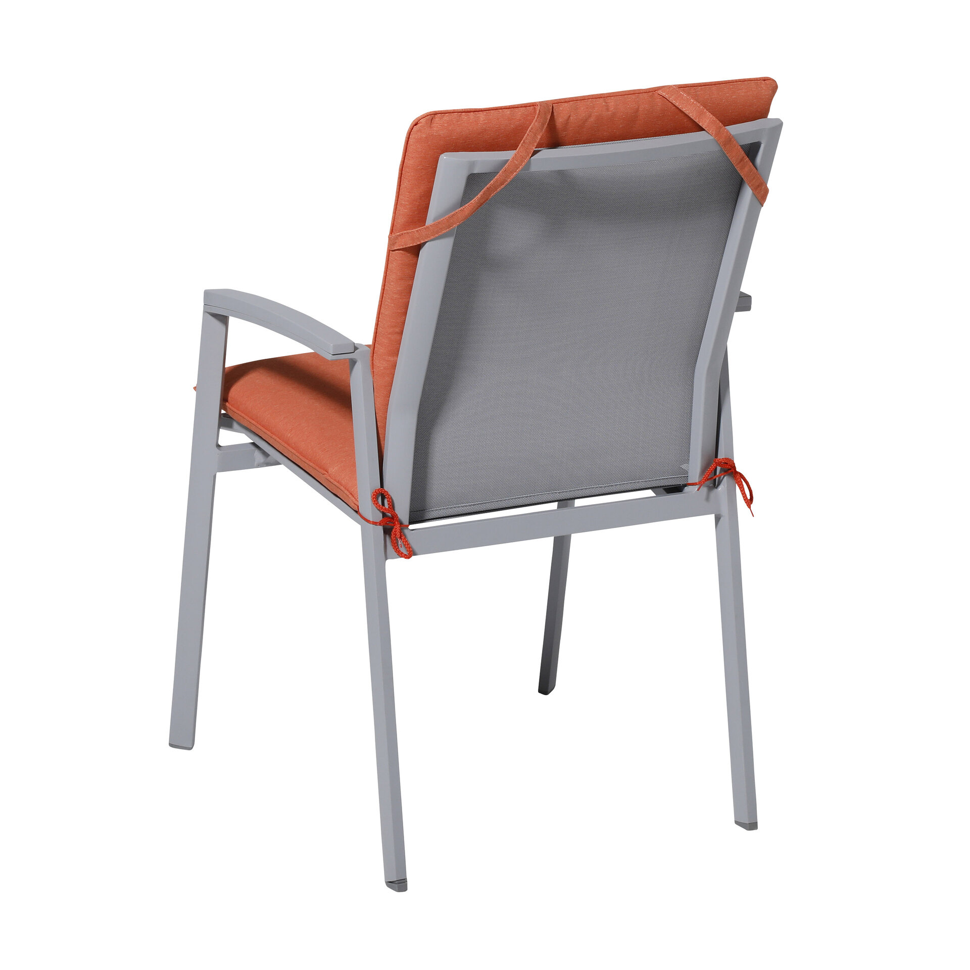 Stapelstoel kussen ca.97x49cm Panama flame orange 2 stuks
