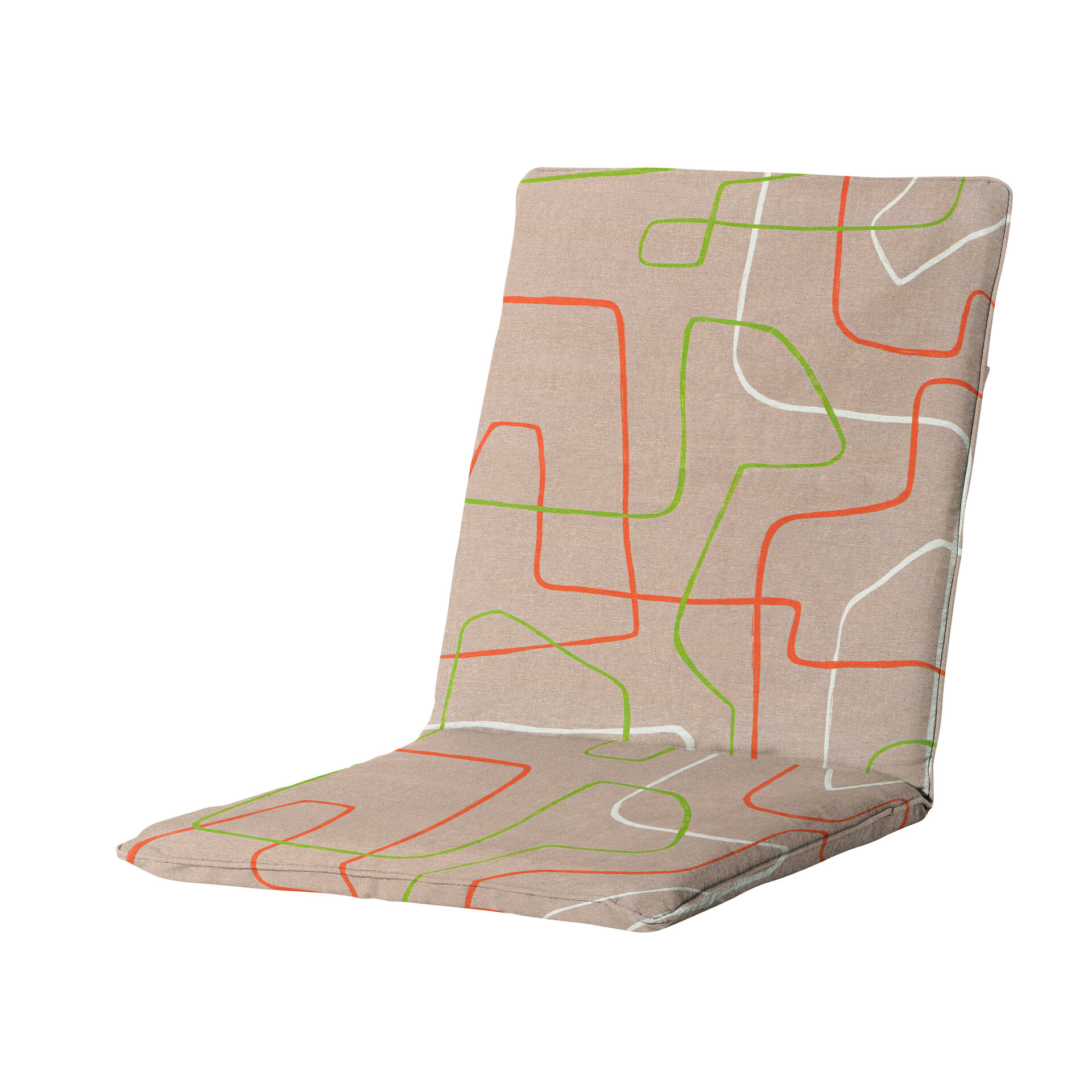 Stapelstoel kussen ca.97x49cm Joah terra 2 stuks